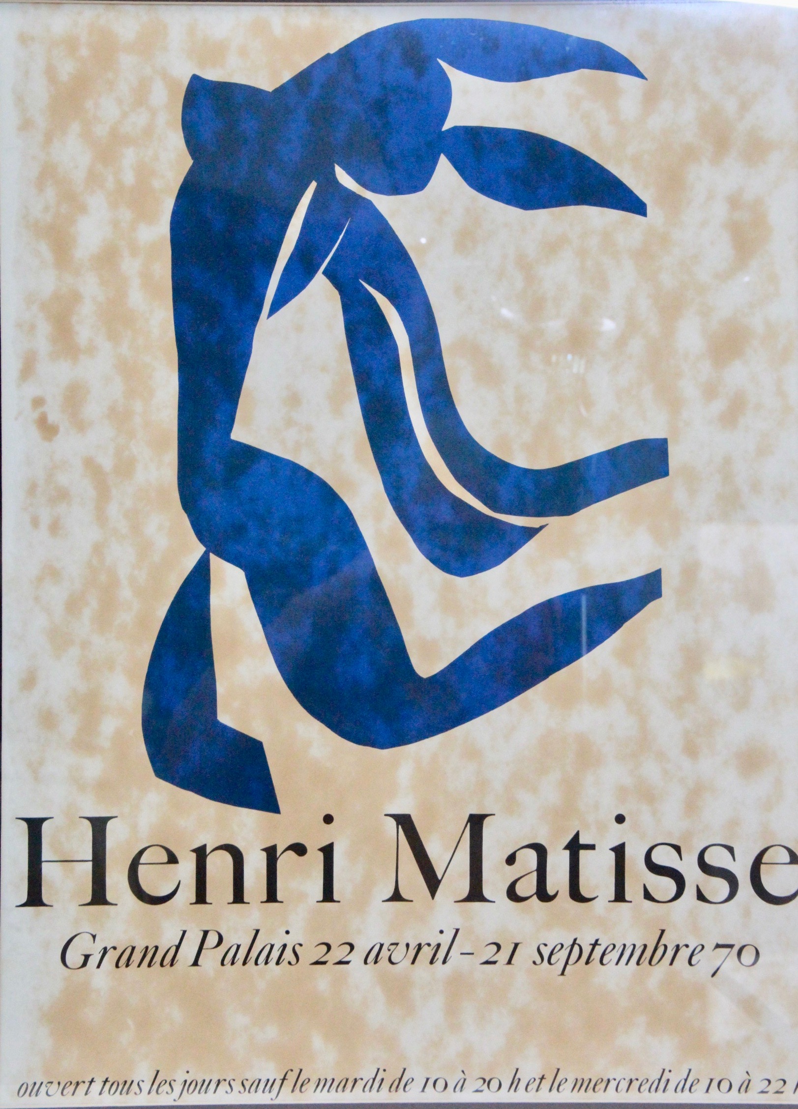 1970 Grand Palais Lithograph Exhibition Poster After Henri Matisse