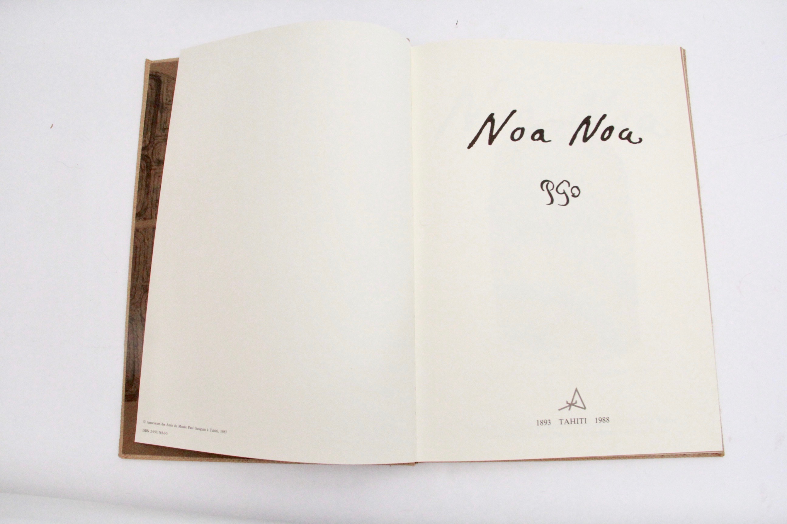 1987 "Noa Noa" Art Book by Paul Gauguin