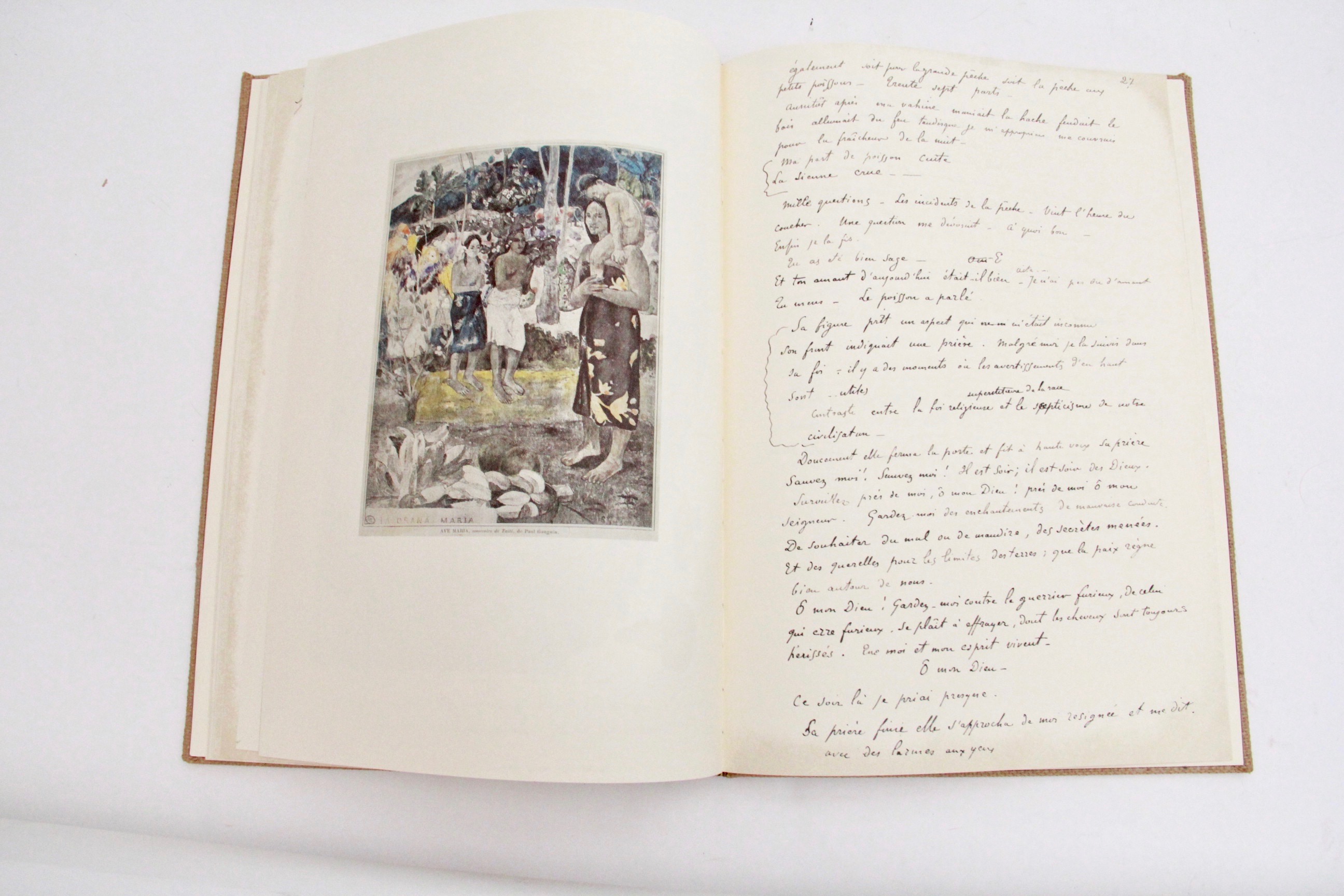 1987 "Noa Noa" Art Book by Paul Gauguin