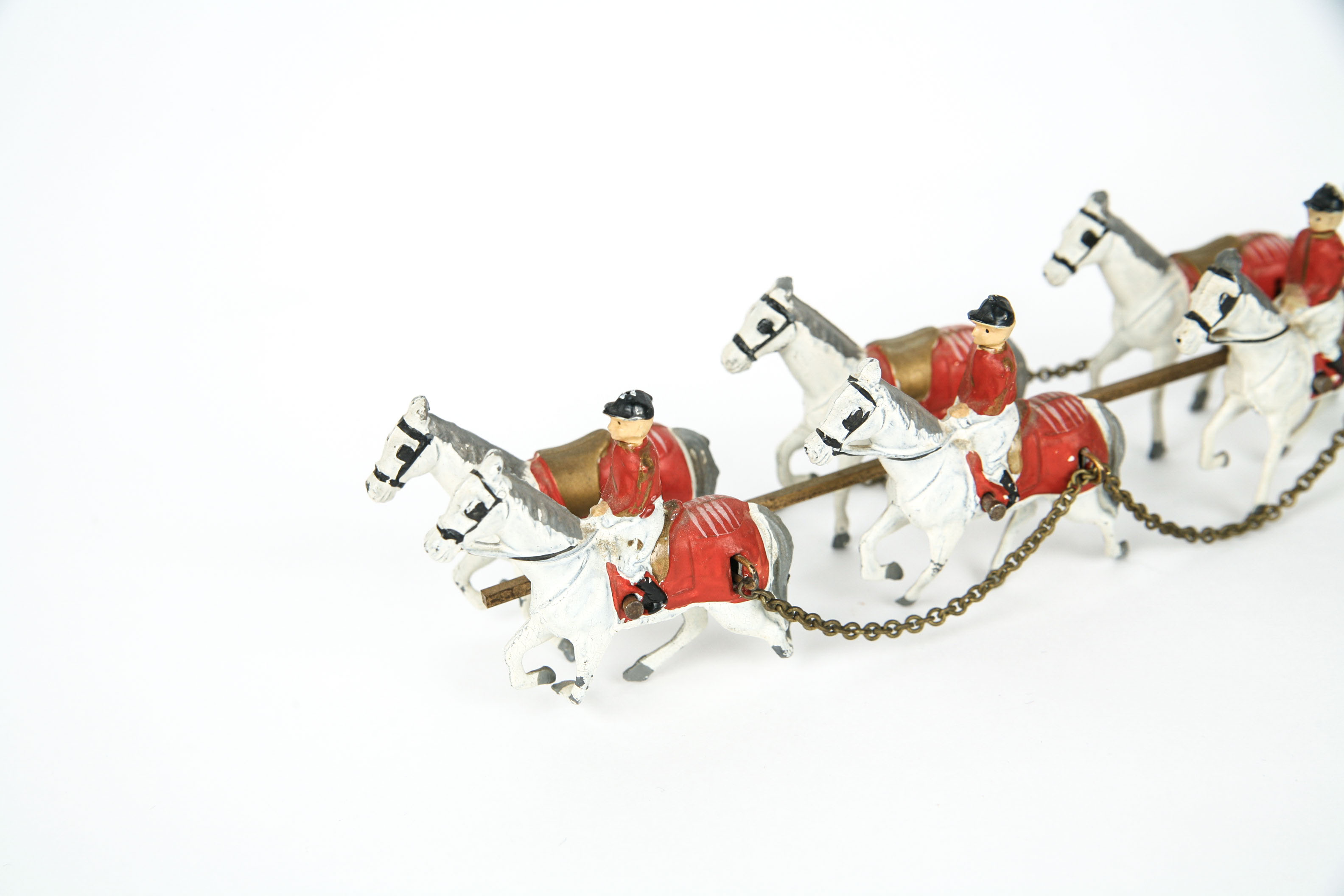 Vintage Cast Aluminum Queen Elizabeth II Coronation Chariot Toy