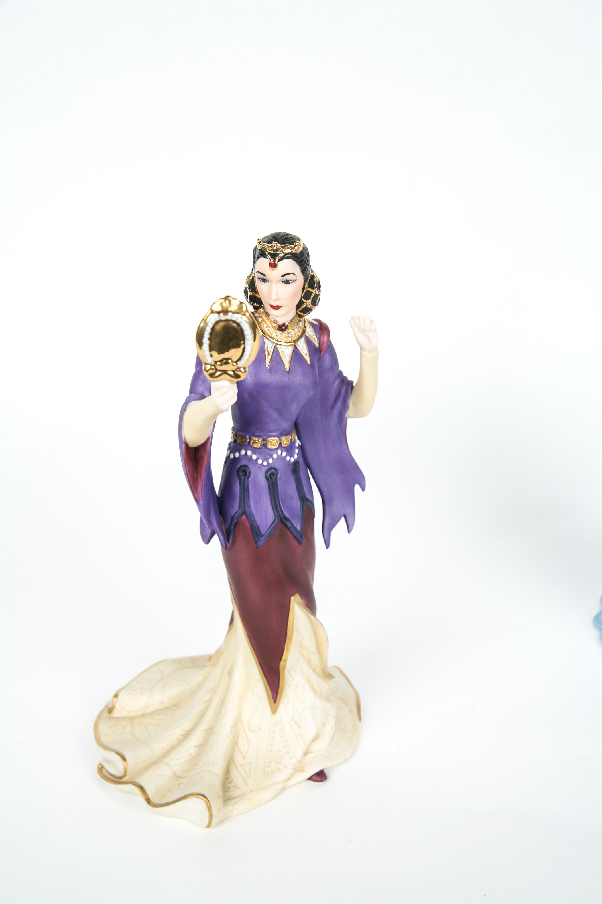 Two Limited Edition Lenox Porcelain Figurines "Snow White " and " The Evil Stepmother".