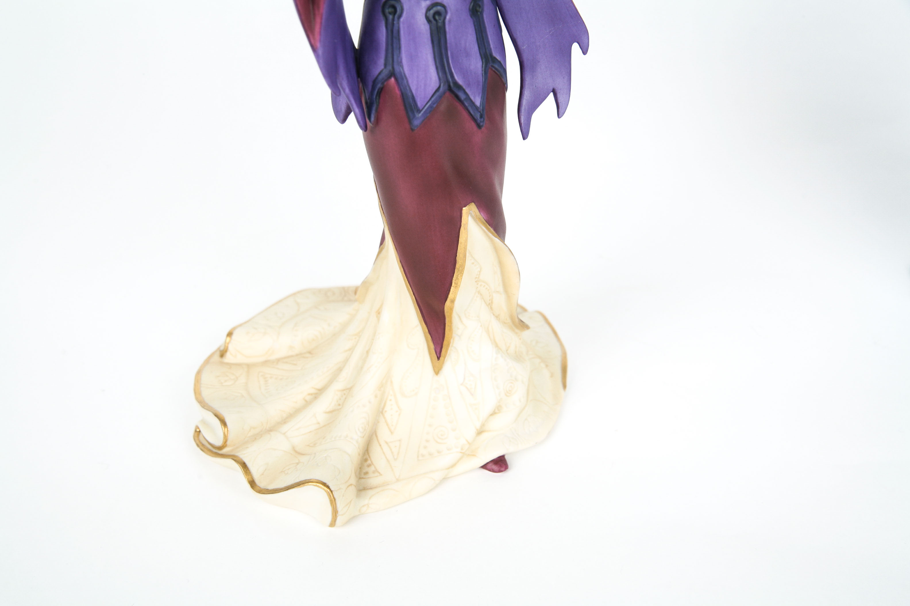 Two Limited Edition Lenox Porcelain Figurines "Snow White " and " The Evil Stepmother".