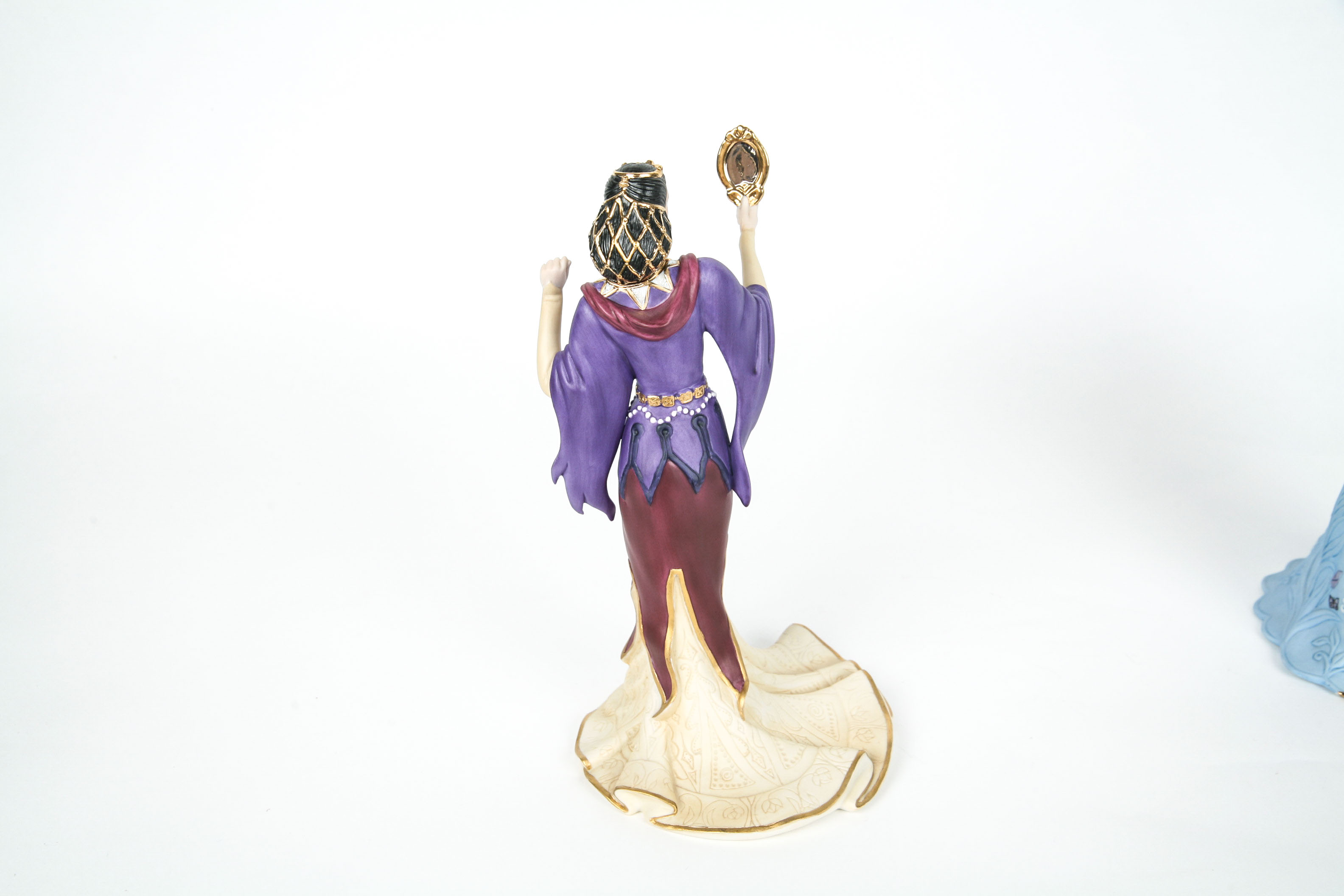 Two Limited Edition Lenox Porcelain Figurines "Snow White " and " The Evil Stepmother".