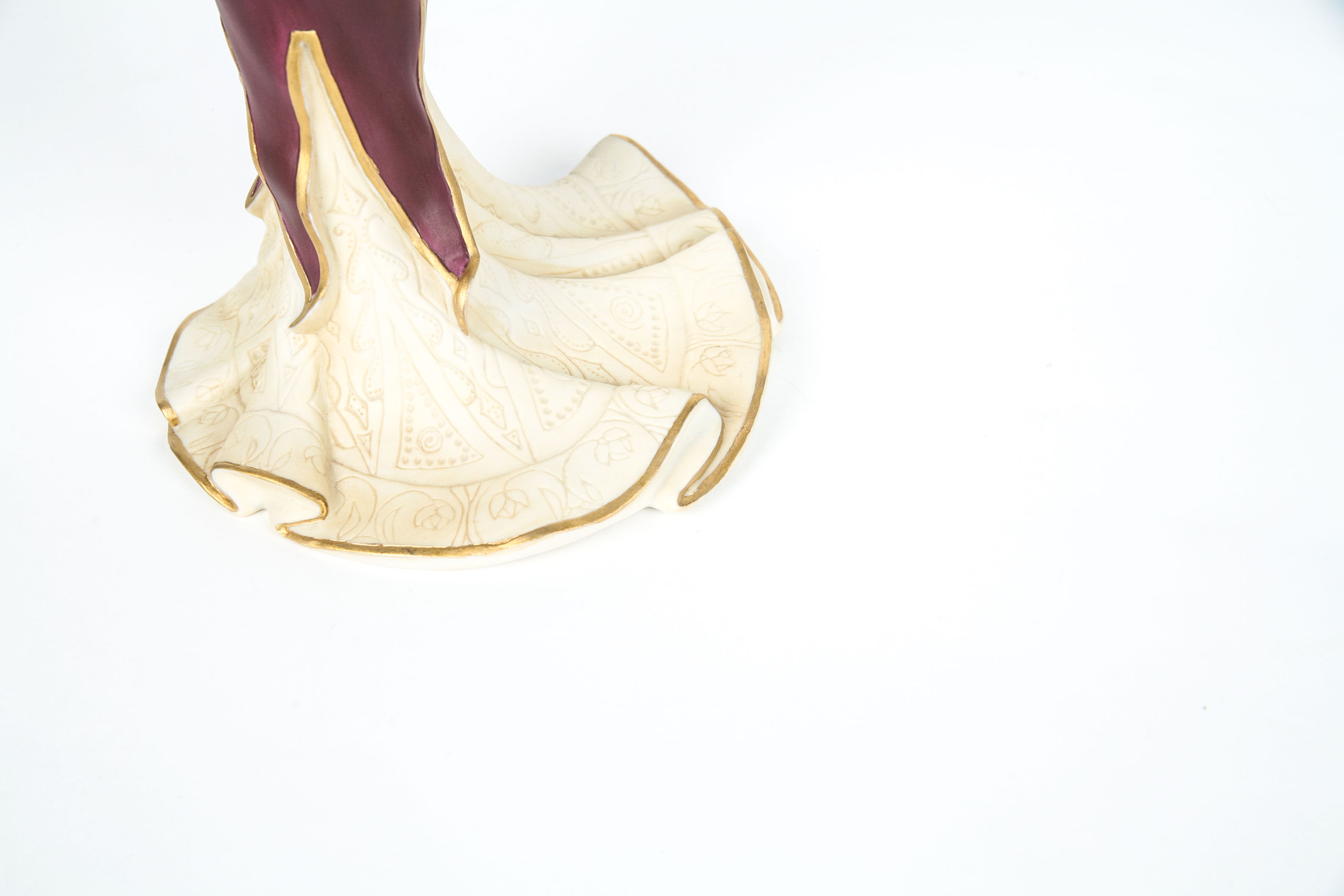 Two Limited Edition Lenox Porcelain Figurines "Snow White " and " The Evil Stepmother".