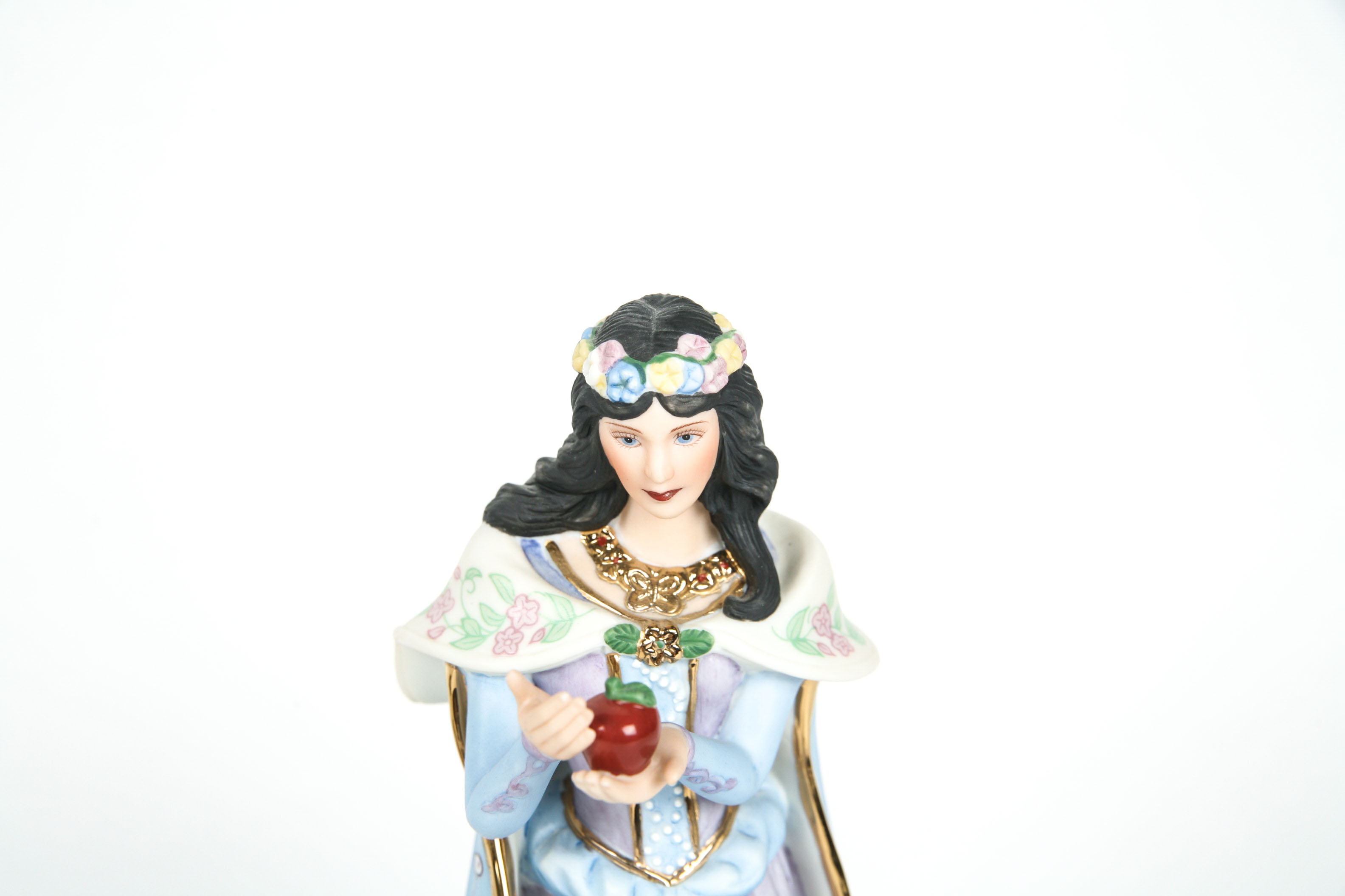 Two Limited Edition Lenox Porcelain Figurines "Snow White " and " The Evil Stepmother".