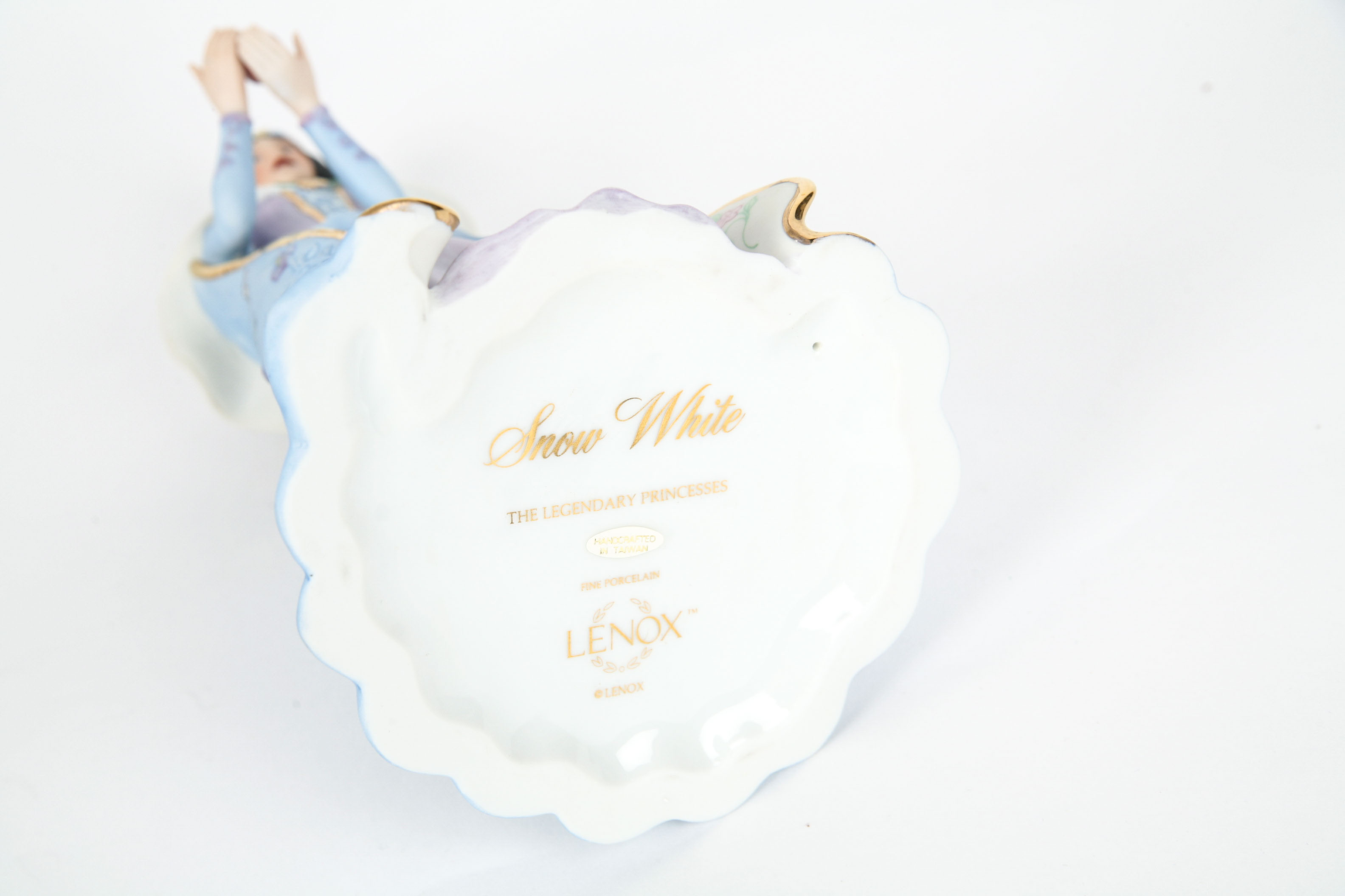 Two Limited Edition Lenox Porcelain Figurines "Snow White " and " The Evil Stepmother".