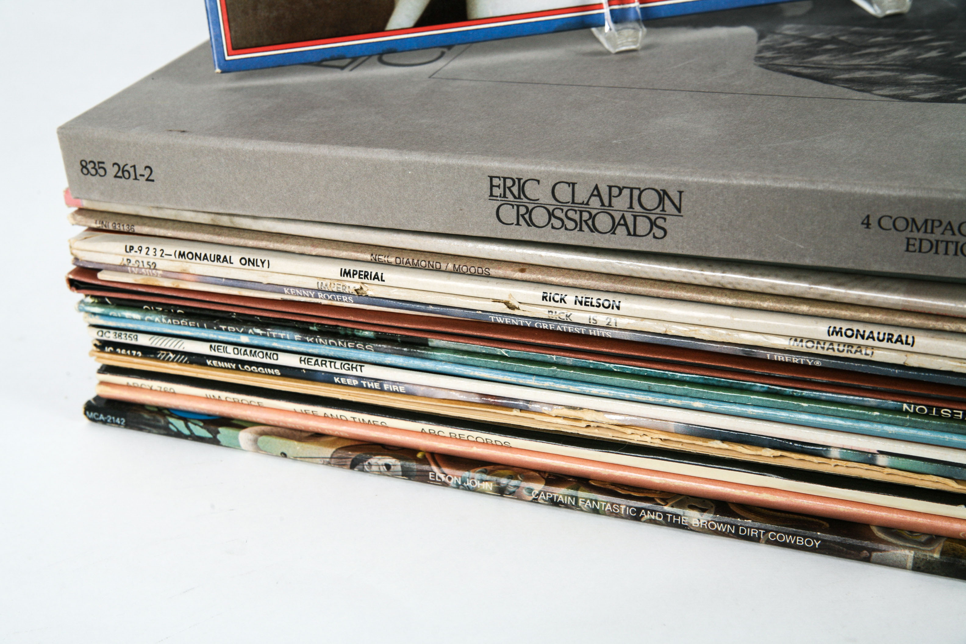 Clapton CD Box Set and Songwriter LPs