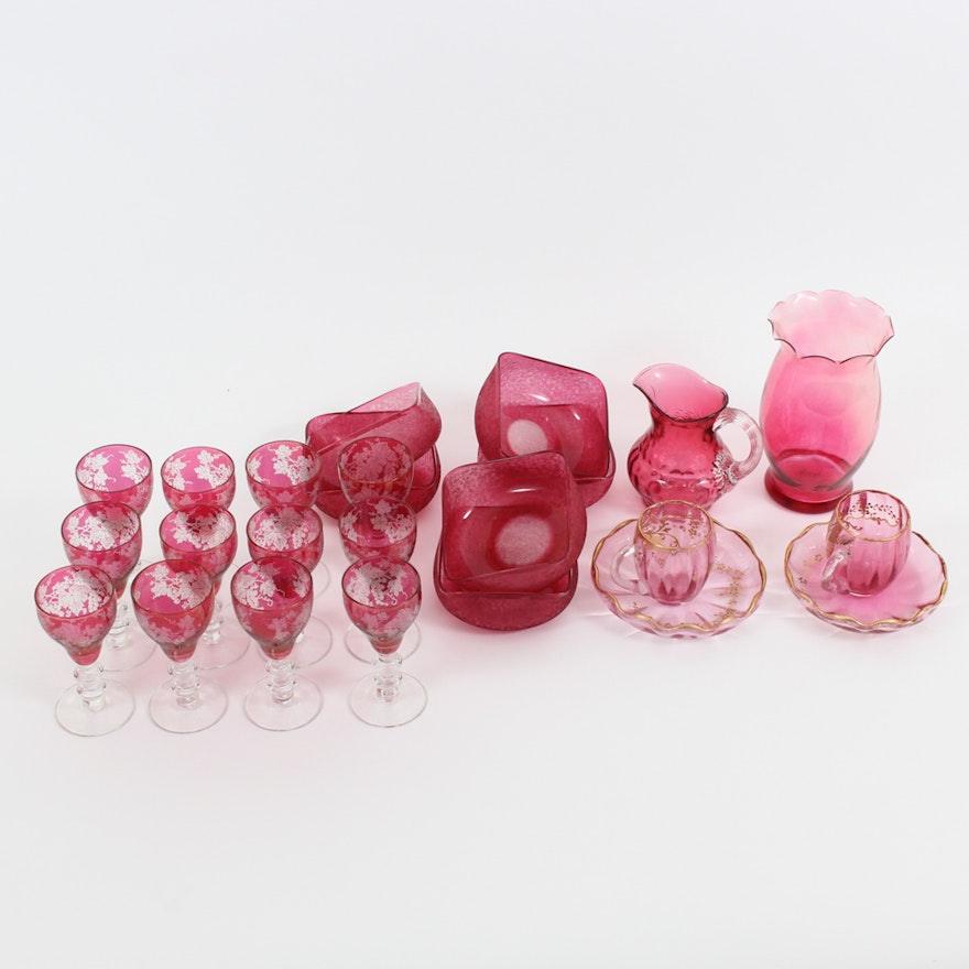 Cranberry Glass Collection