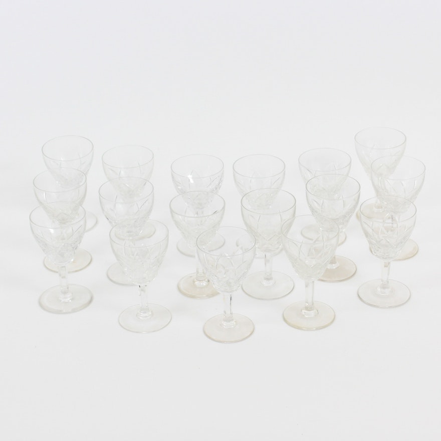 Val St. Lambert Crystal Stemware