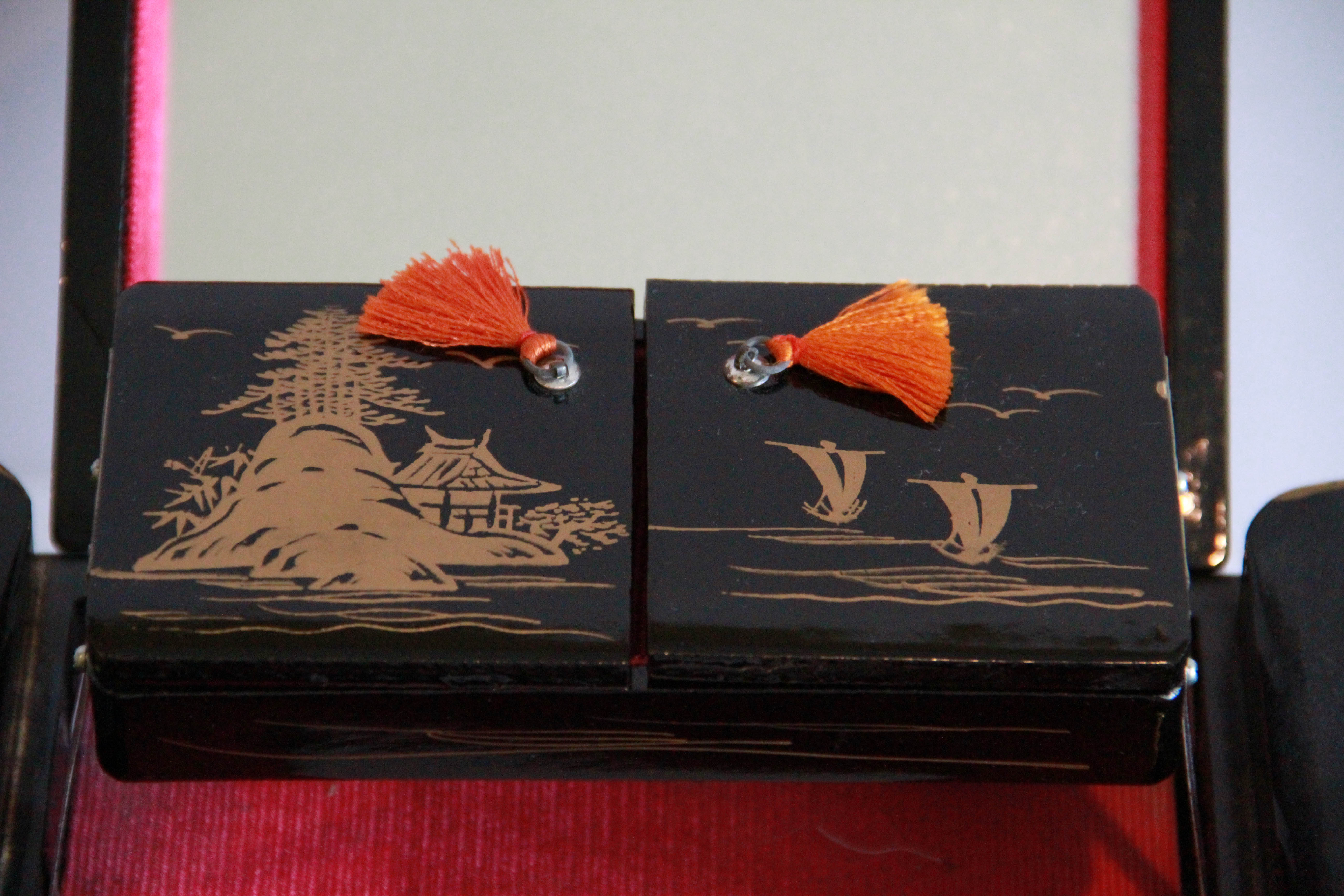 Japanese Jewelry Box With Mickey Mouse Watch