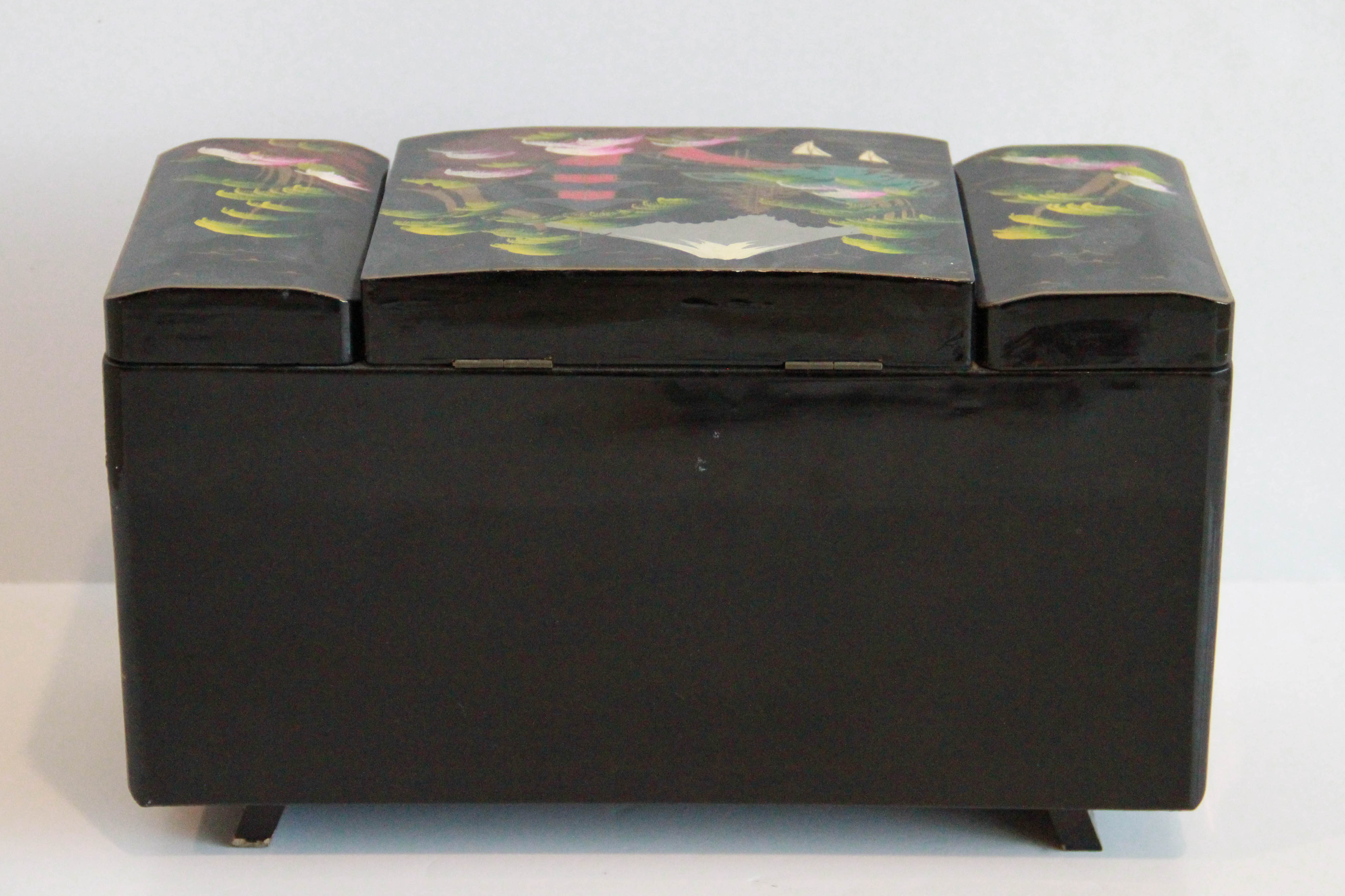 Japanese Jewelry Box With Mickey Mouse Watch