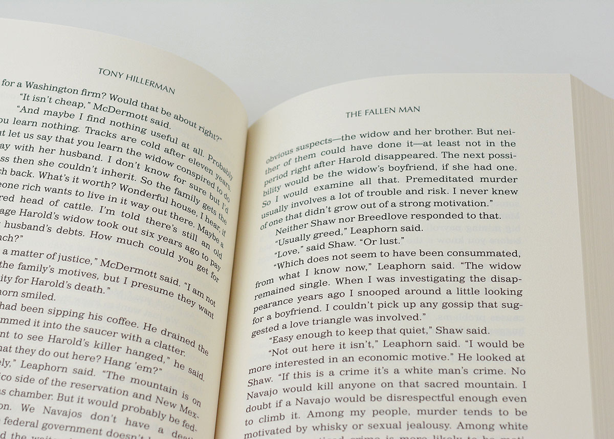 Signed First Edition Tony Hillerman Books