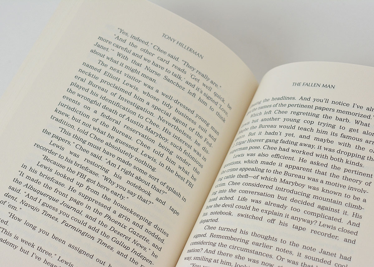 Signed First Edition Tony Hillerman Books