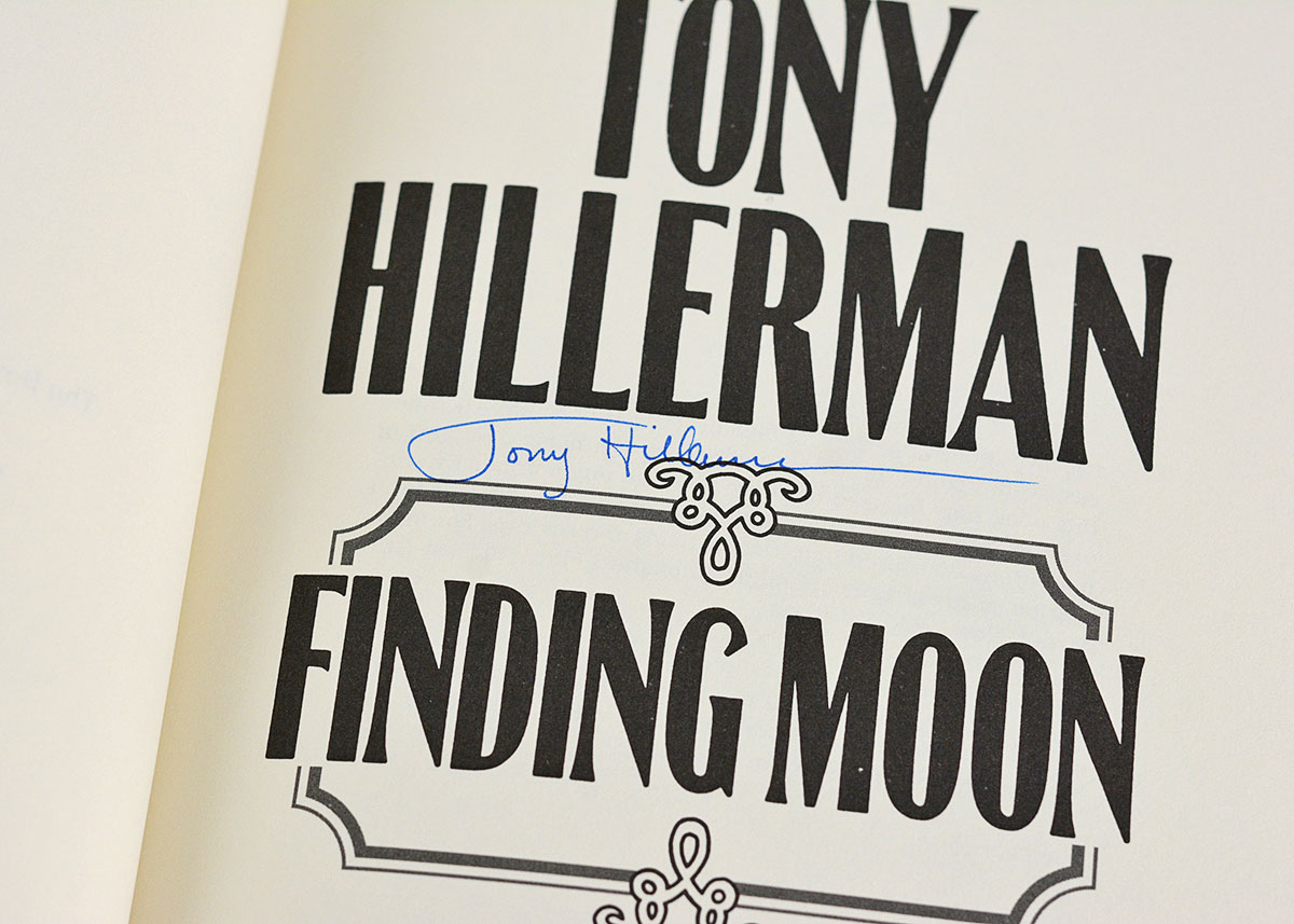 Signed First Edition Tony Hillerman Books