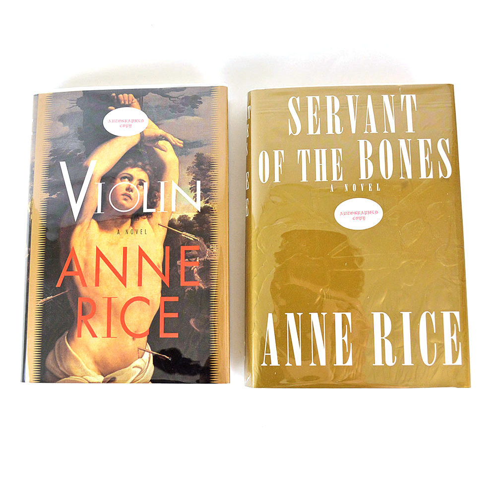 Signed Anne Rice Books