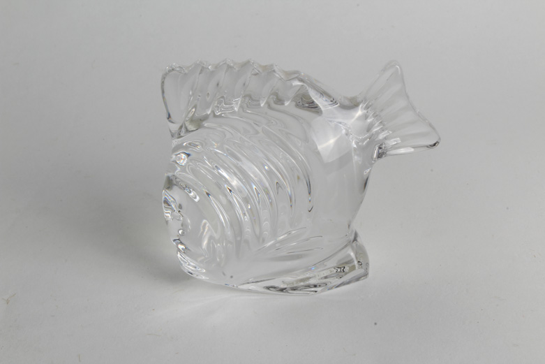 Pair of Waterford Crystal Fish Figurines