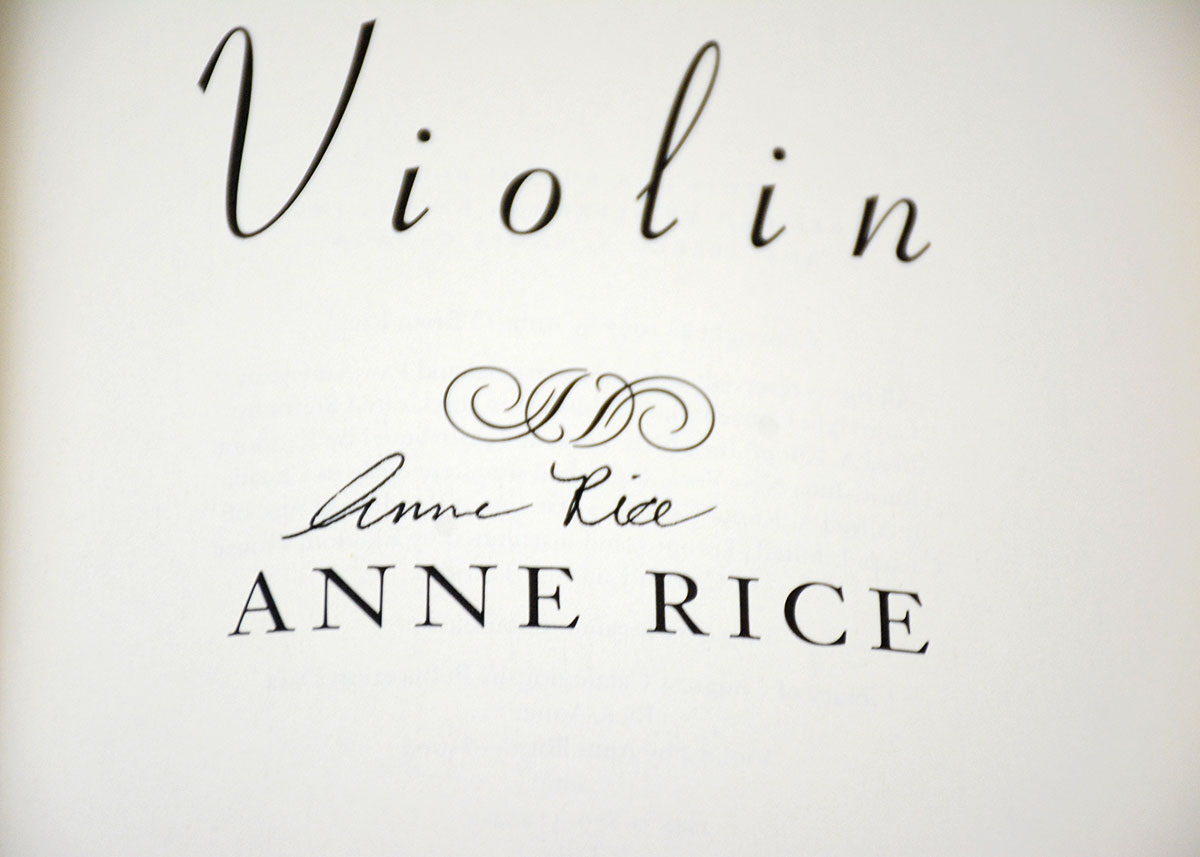 Signed Anne Rice Books