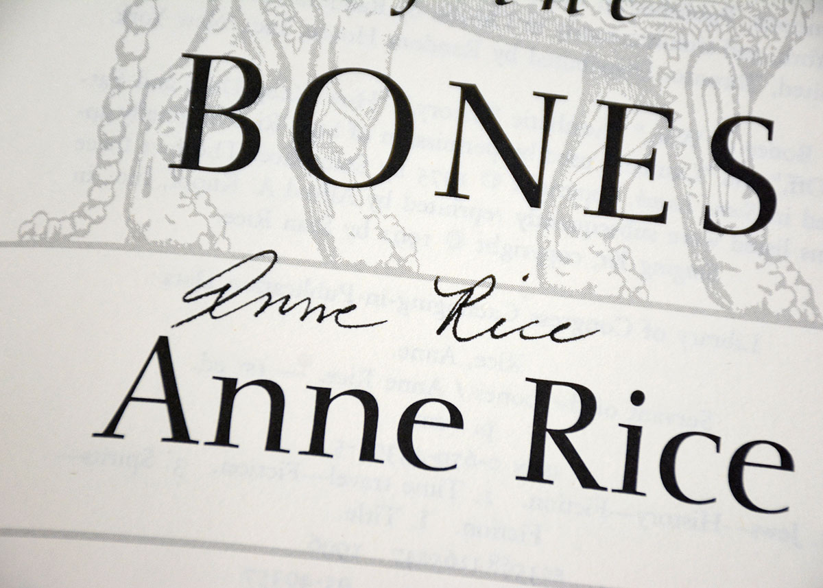 Signed Anne Rice Books