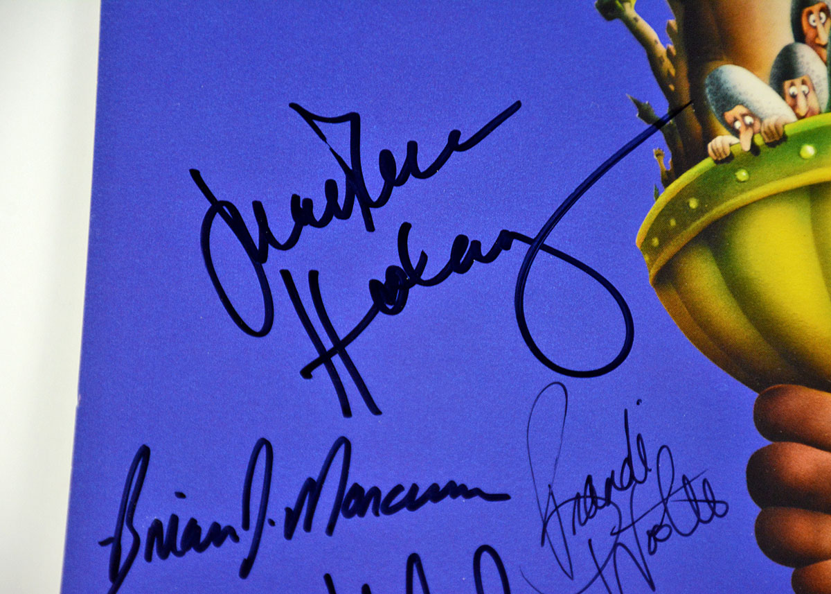 Monty Python's "Spamalot" Playbill and Signed Poster