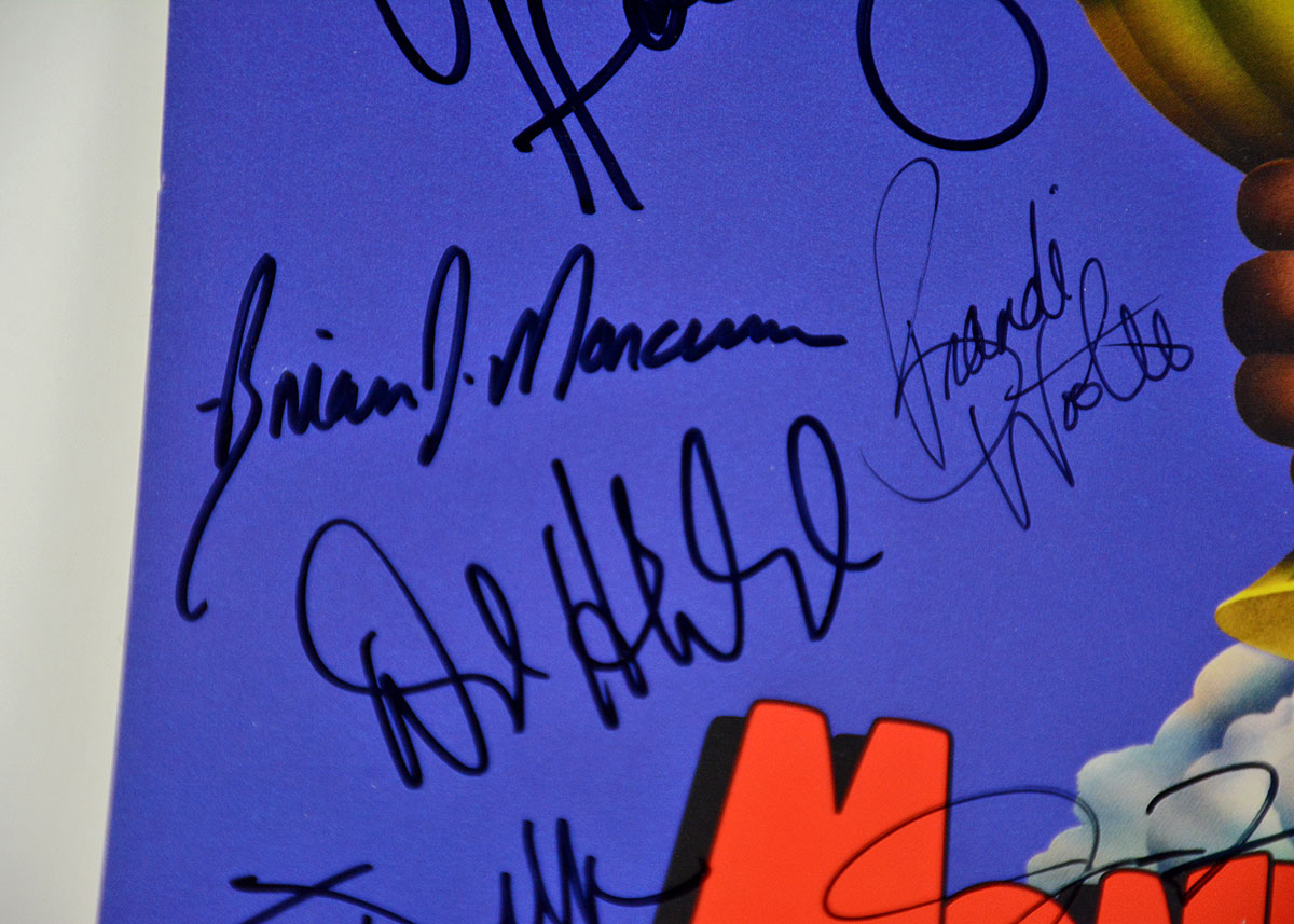 Monty Python's "Spamalot" Playbill and Signed Poster