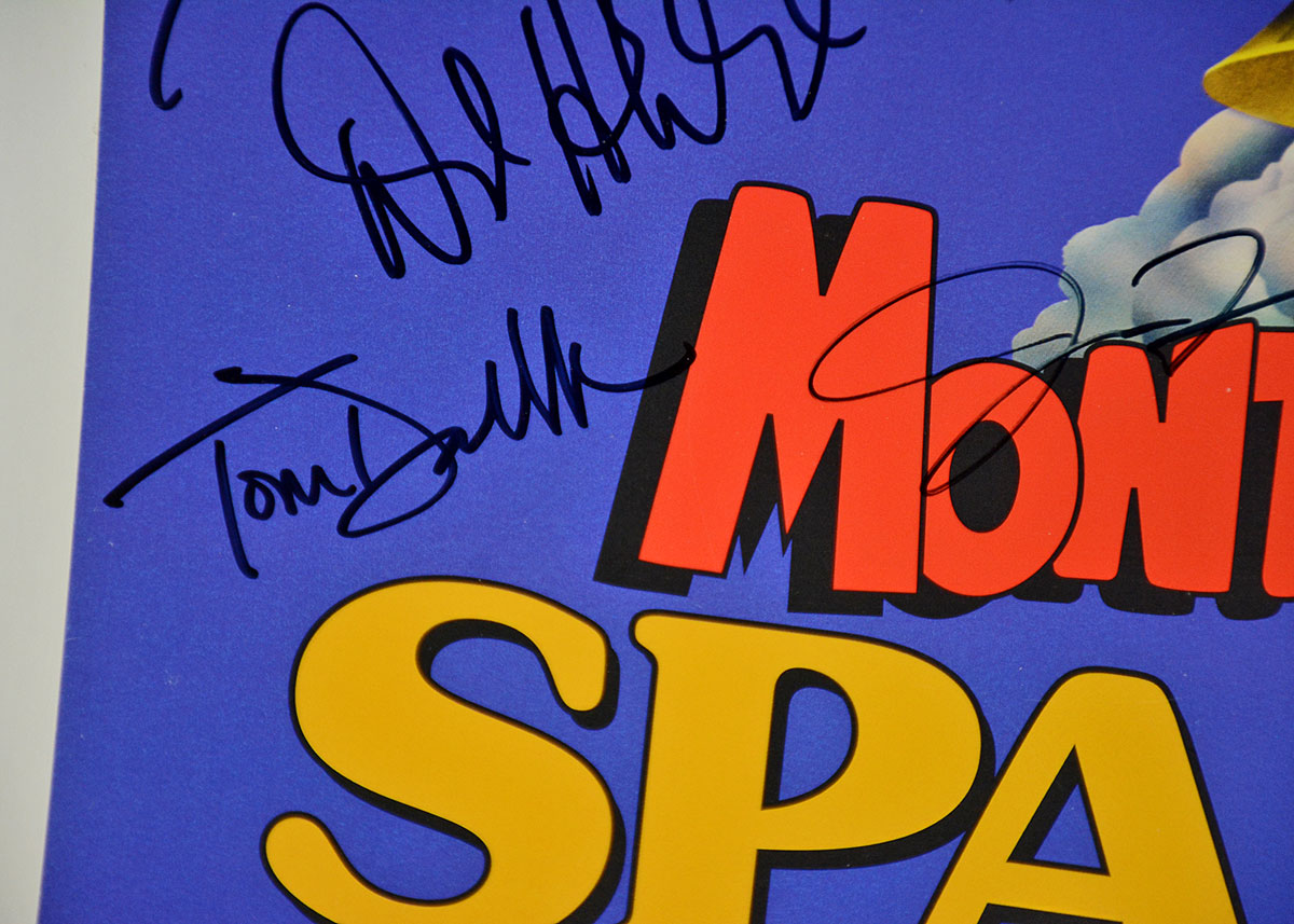 Monty Python's "Spamalot" Playbill and Signed Poster