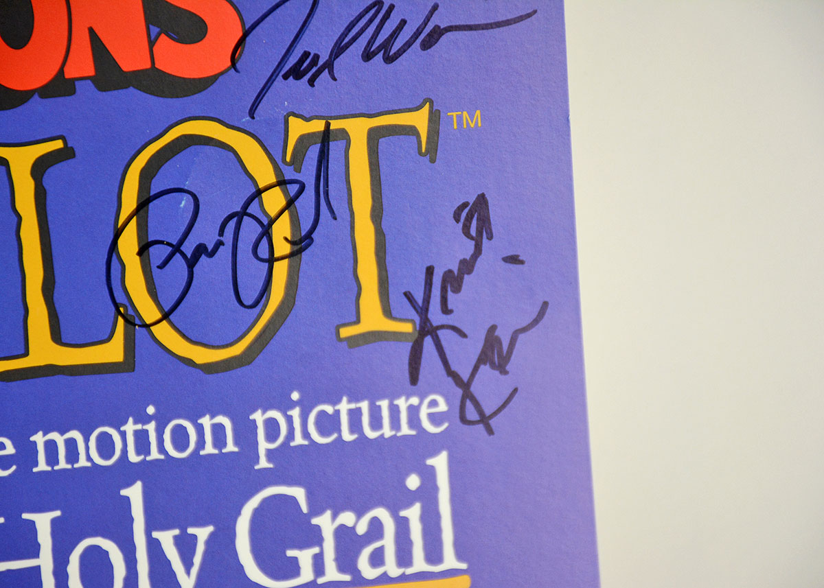 Monty Python's "Spamalot" Playbill and Signed Poster