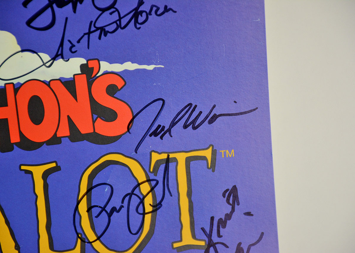 Monty Python's "Spamalot" Playbill and Signed Poster