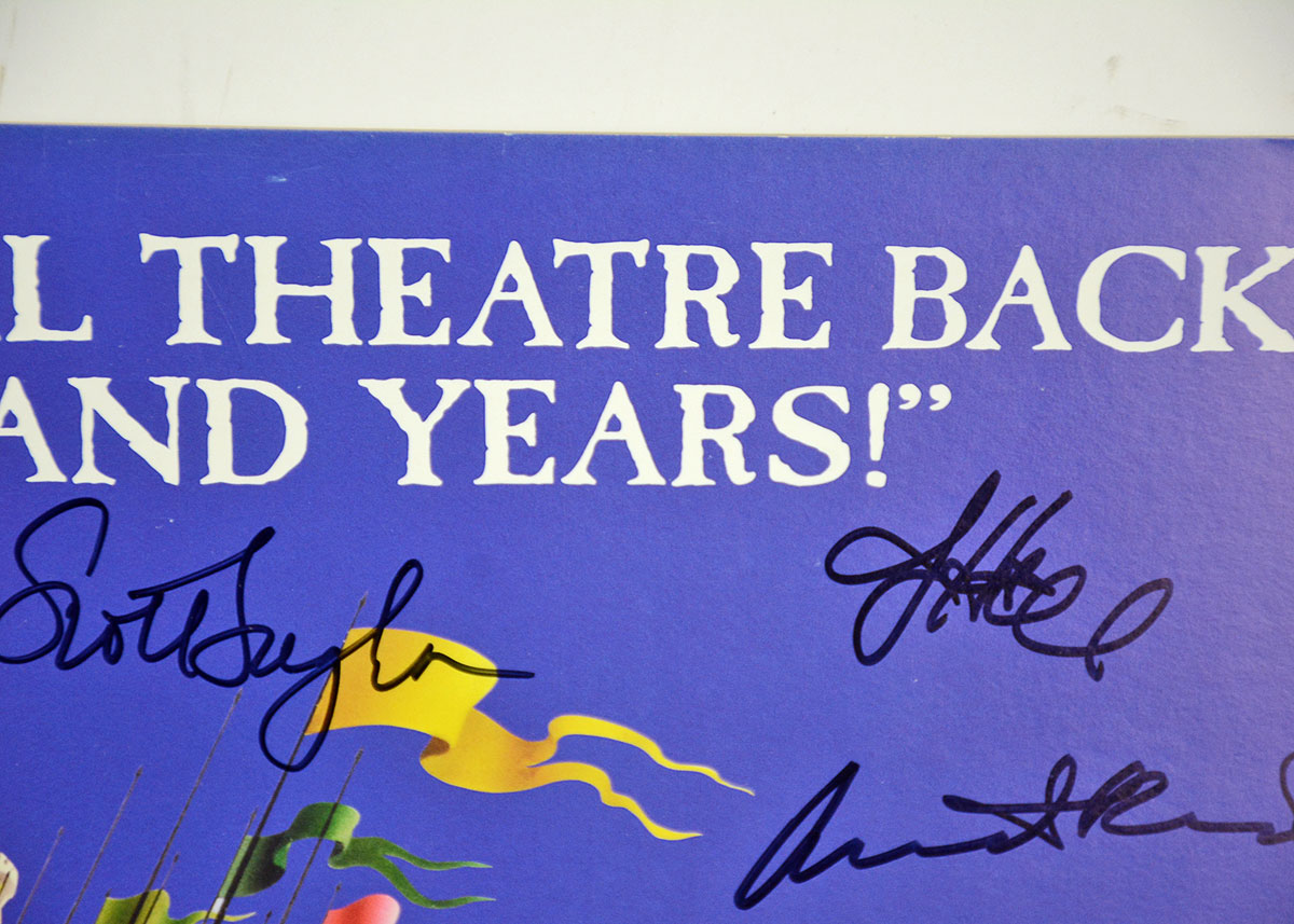 Monty Python's "Spamalot" Playbill and Signed Poster