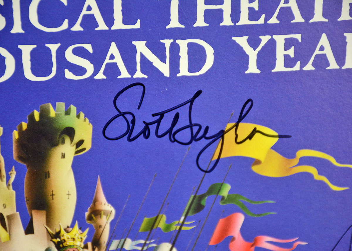 Monty Python's "Spamalot" Playbill and Signed Poster