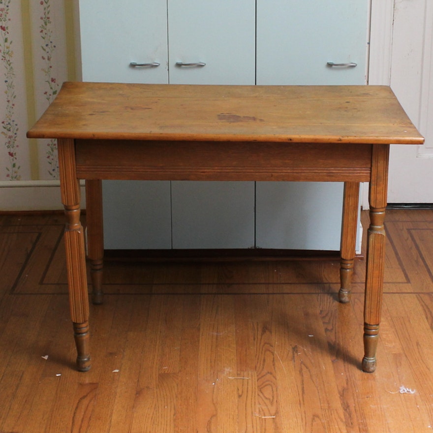 Antique Wooden Work Table