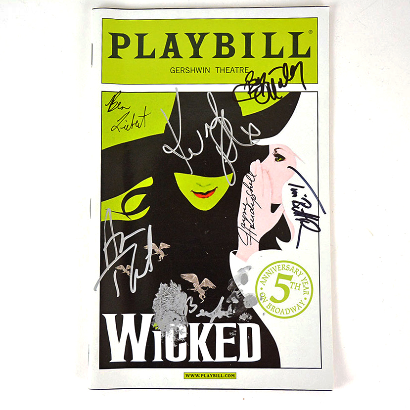 Signed "Wicked" Playbill