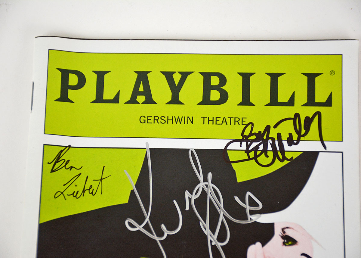 Signed "Wicked" Playbill