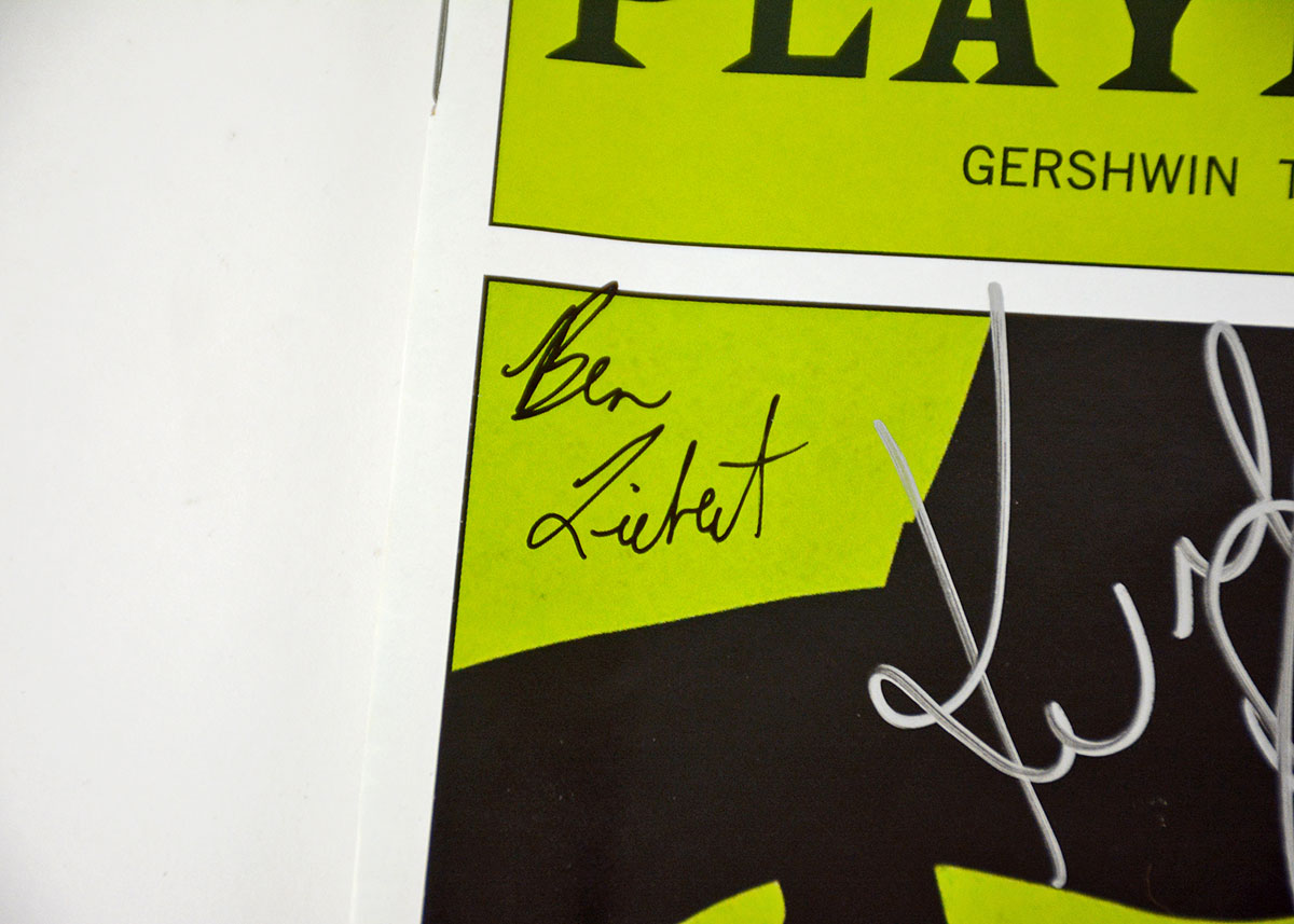 Signed "Wicked" Playbill