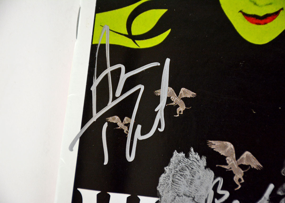 Signed "Wicked" Playbill