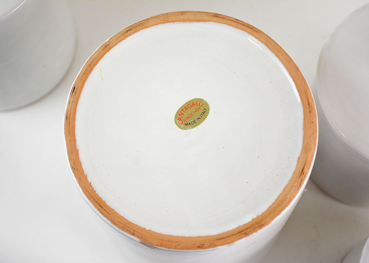 Cantagalli Italian Ceramic Canisters