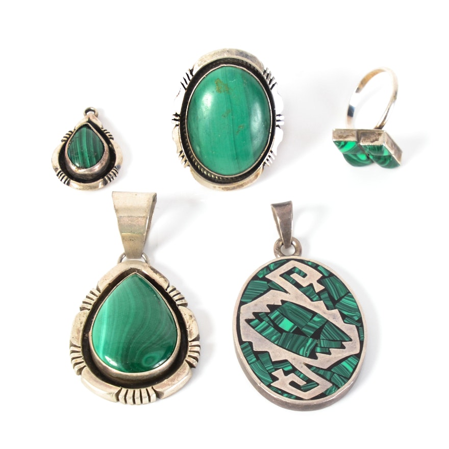 Native American Style and Navajo Sterling Silver Jewelry
