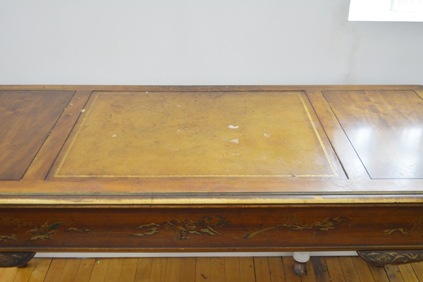 French Provincial Style Asian Influenced Desk by Drexel Furniture