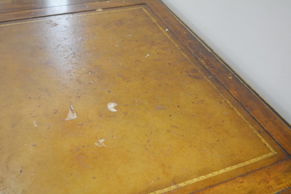 French Provincial Style Asian Influenced Desk by Drexel Furniture