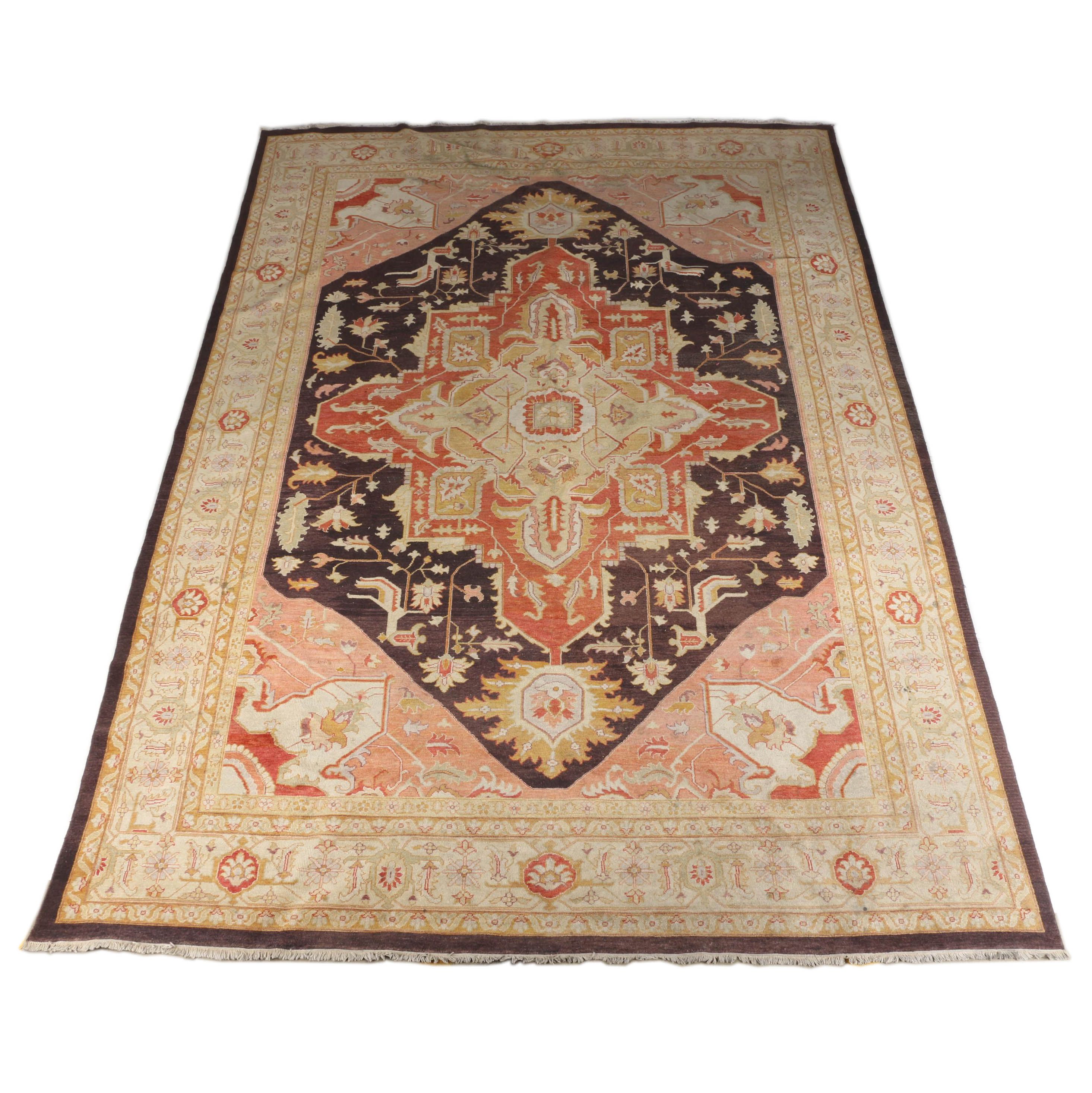 Hand-Knotted Persian Area Rug