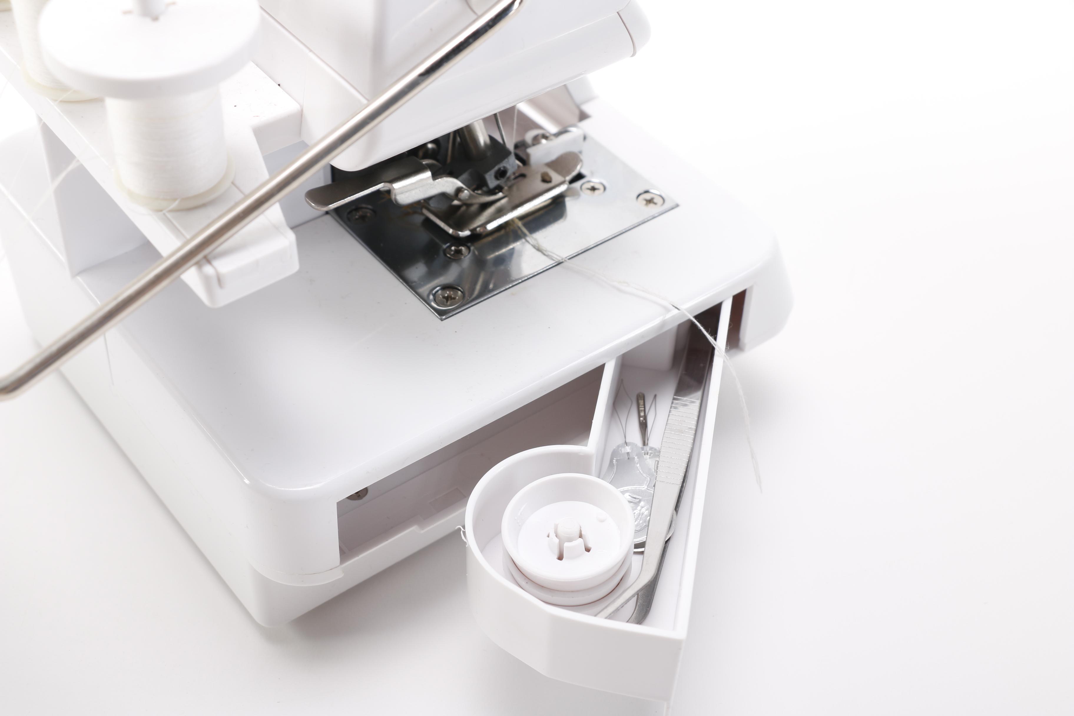 Sewing Tools Including Singer Tiny Serger and Singer Buttonholer