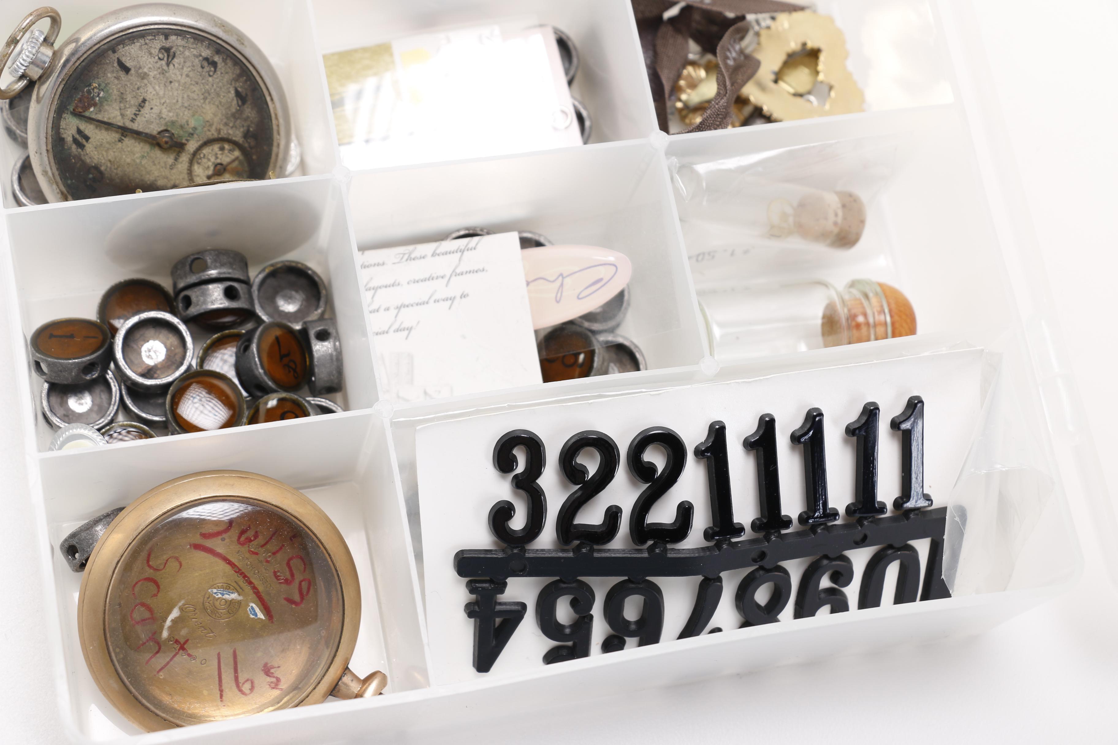 Sewing Tools Including Singer Tiny Serger and Singer Buttonholer