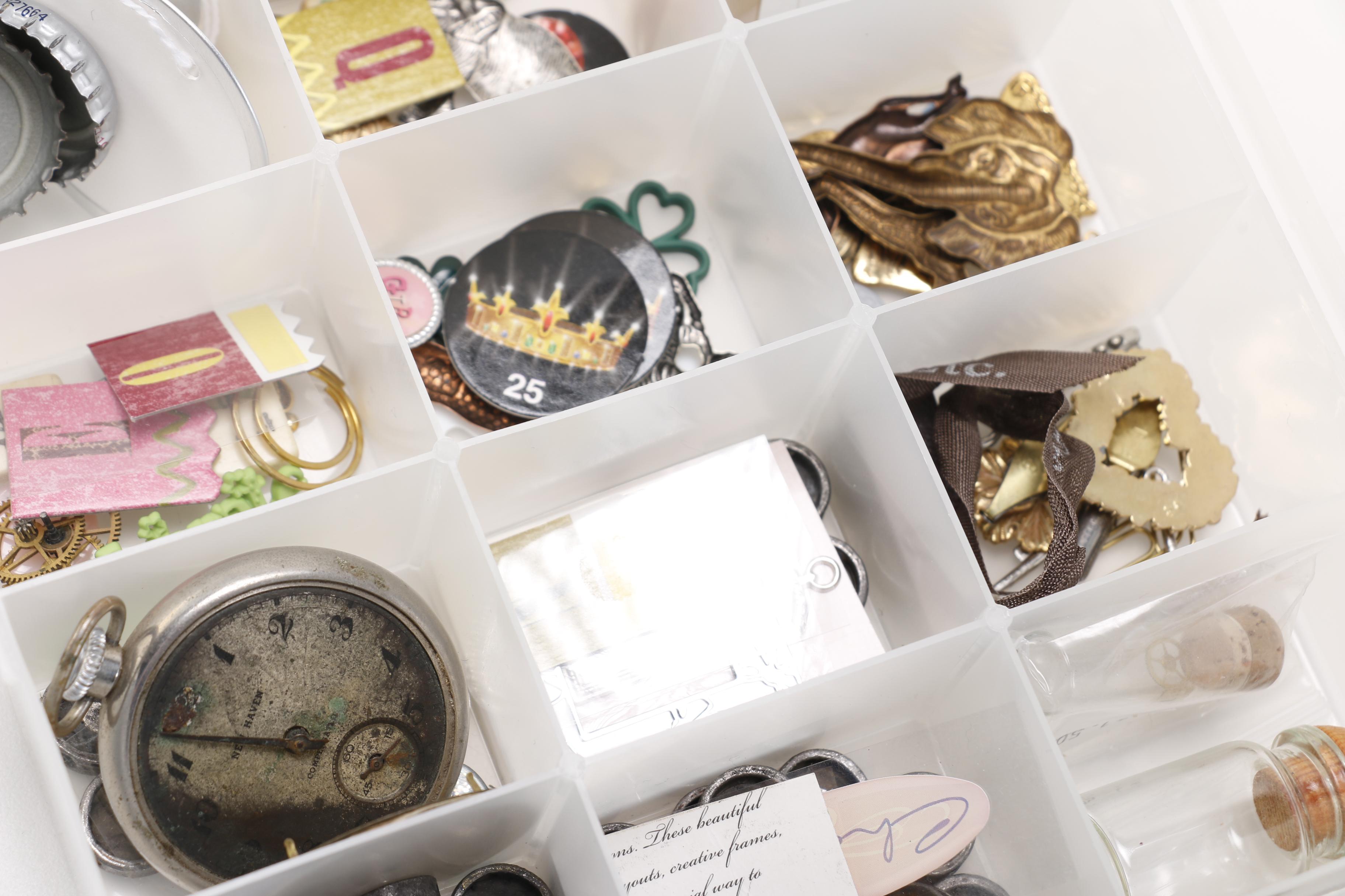 Sewing Tools Including Singer Tiny Serger and Singer Buttonholer