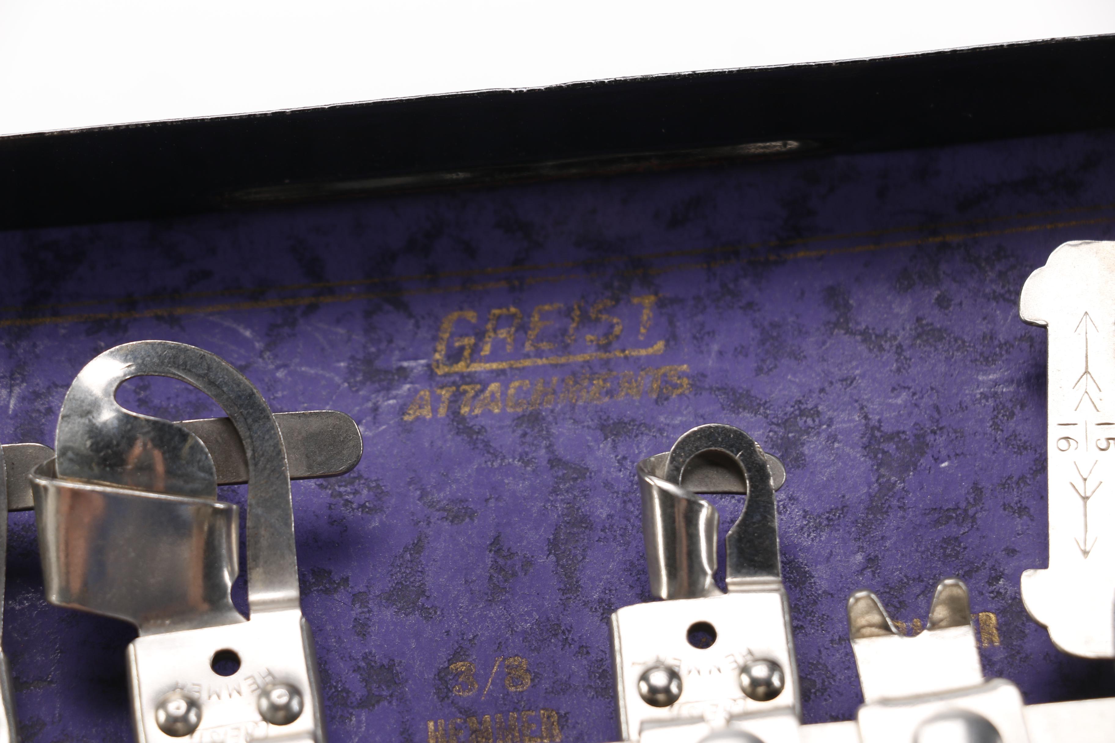 Sewing Tools Including Singer Tiny Serger and Singer Buttonholer