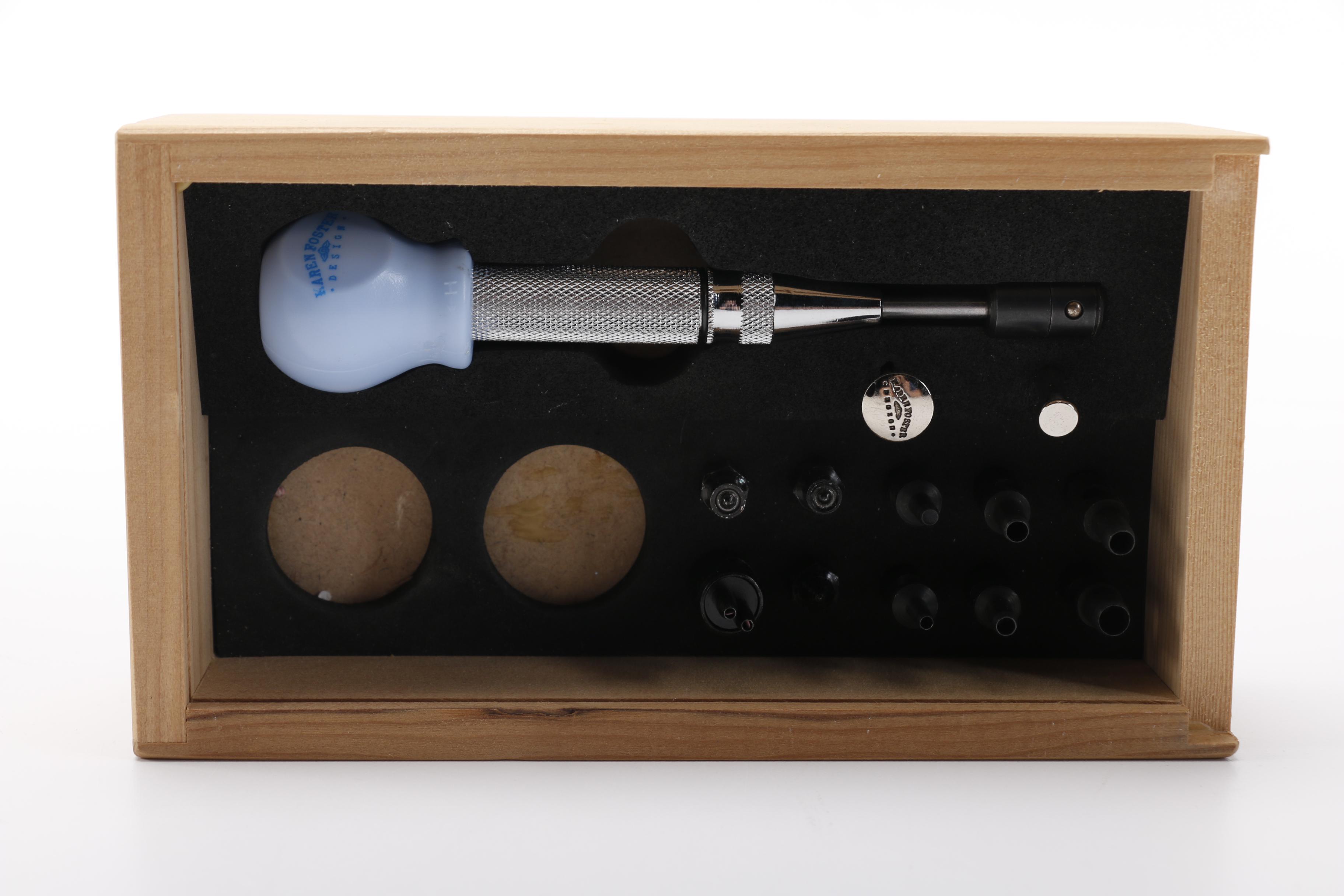 Sewing Tools Including Singer Tiny Serger and Singer Buttonholer