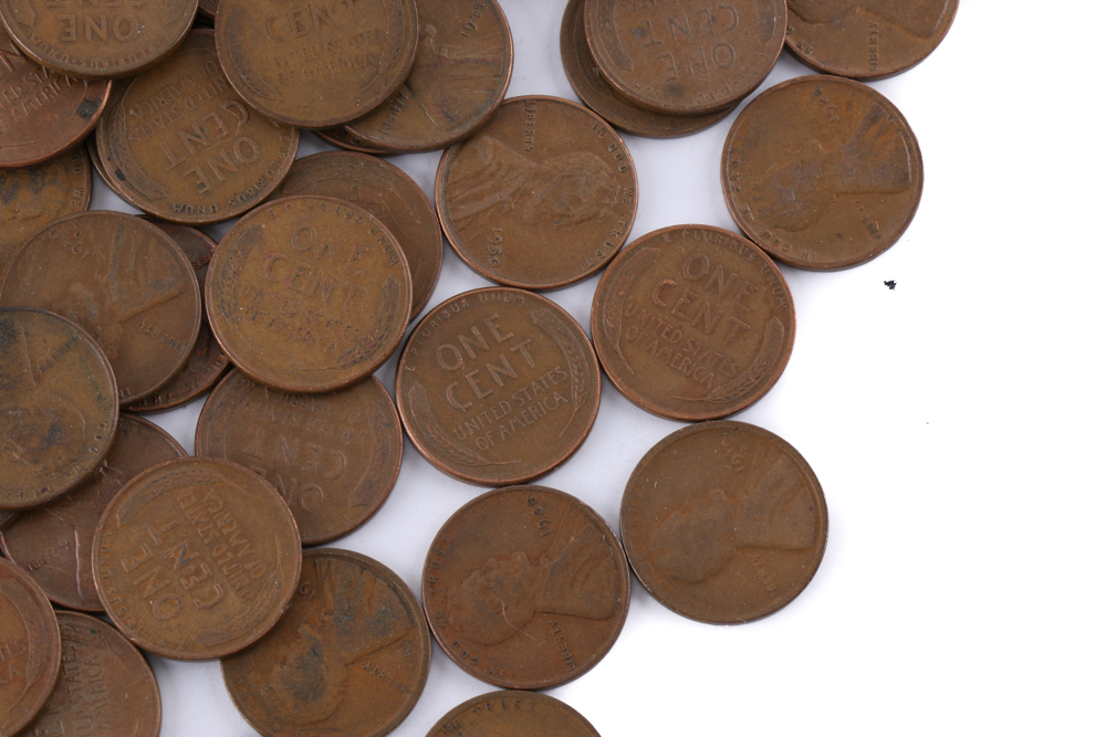 180 Lincoln Wheat Pennies