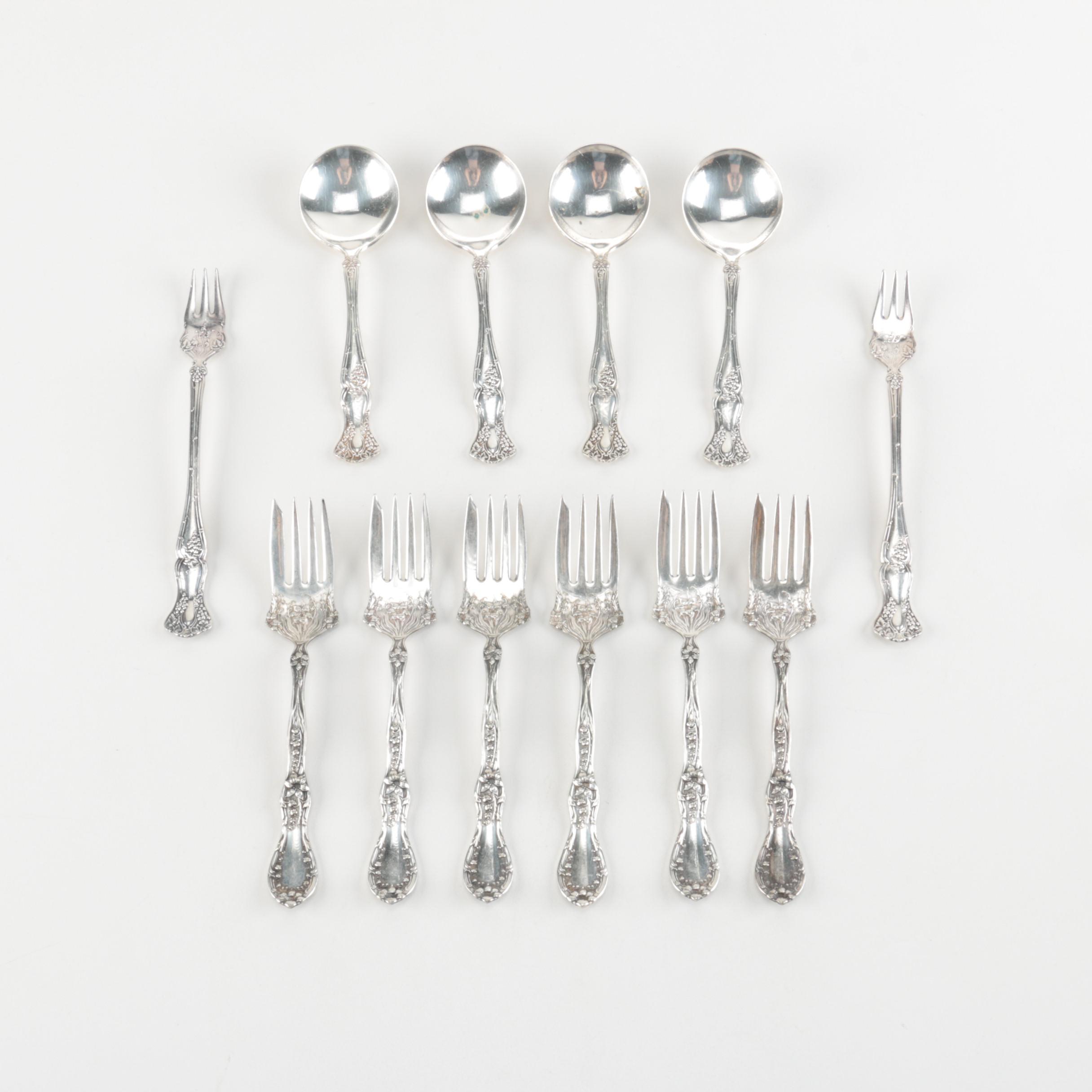 Silver Plate Forks and Spoons Featuring Rogers Bros.