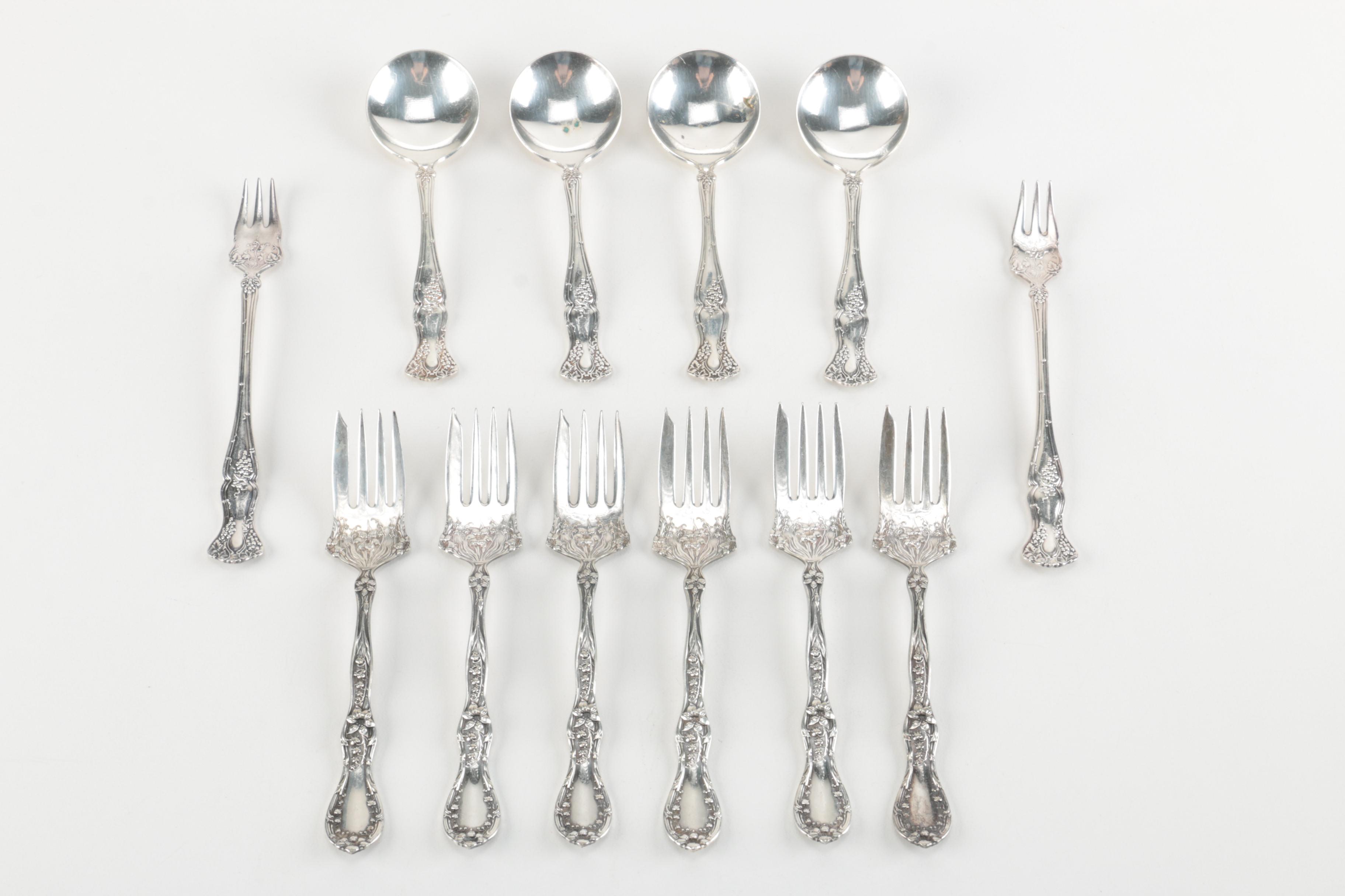 Silver Plate Forks and Spoons Featuring Rogers Bros.