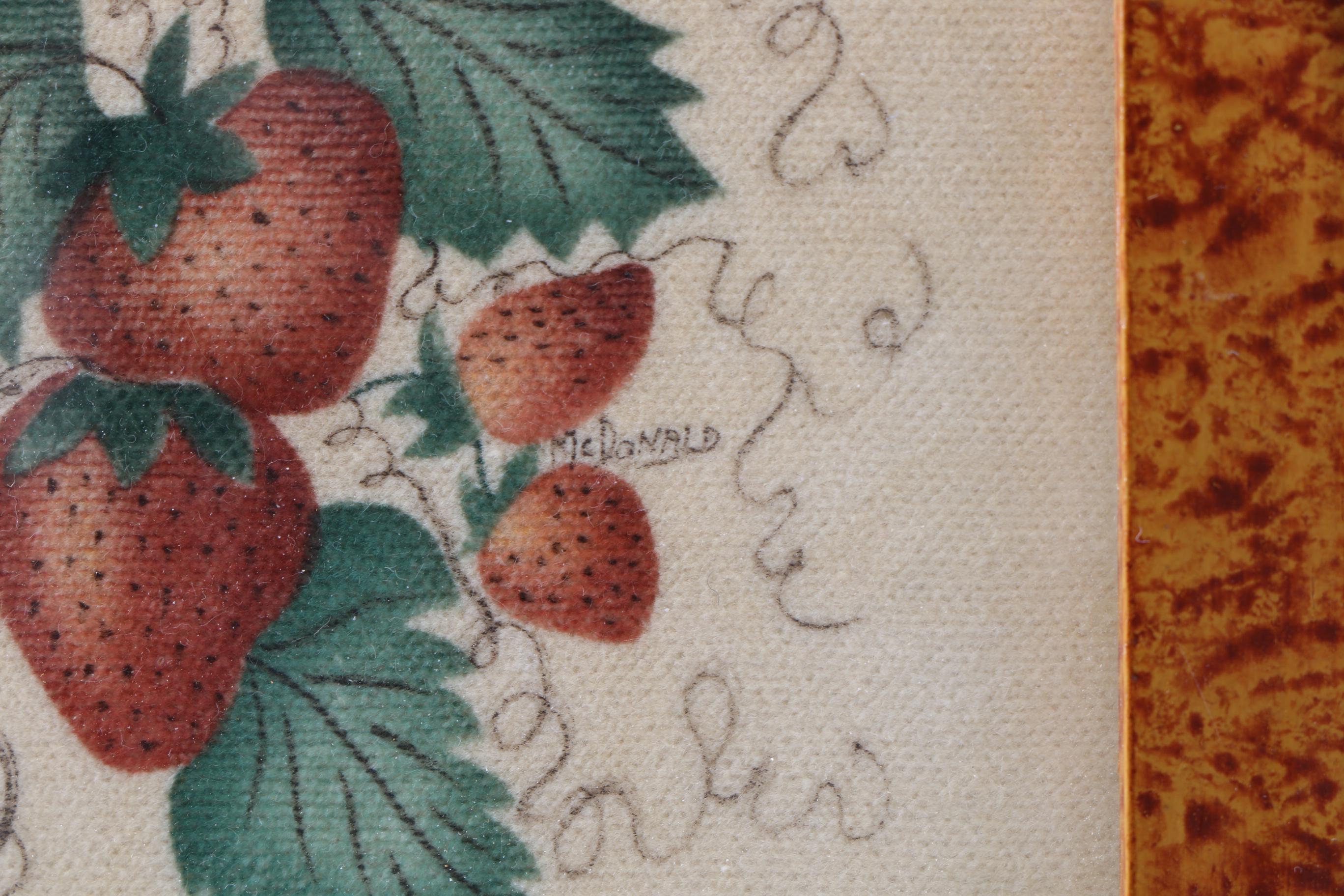 Original Rosemarie McDonald Theorem Paintings on Velvet