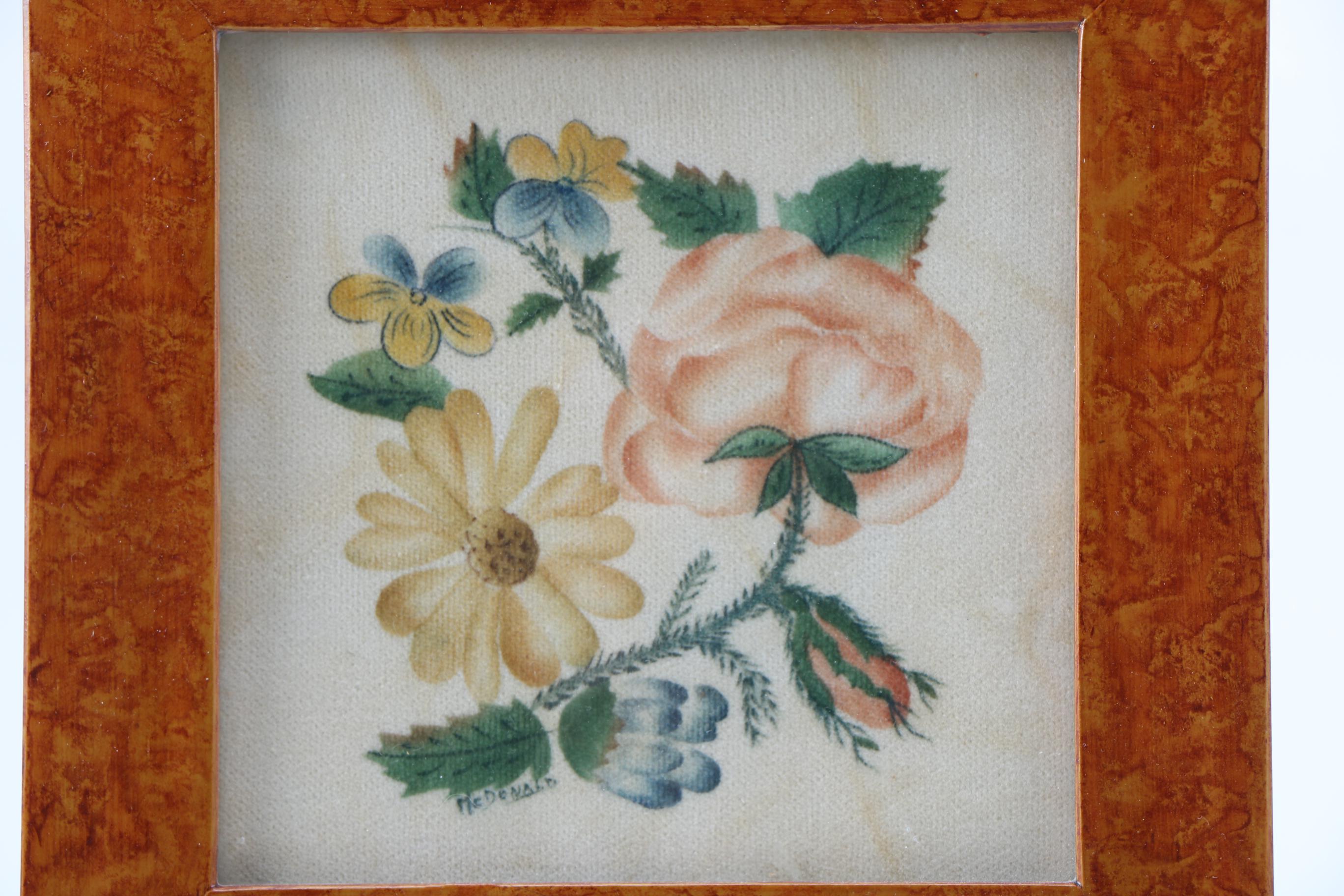 Original Rosemarie McDonald Theorem Paintings on Velvet