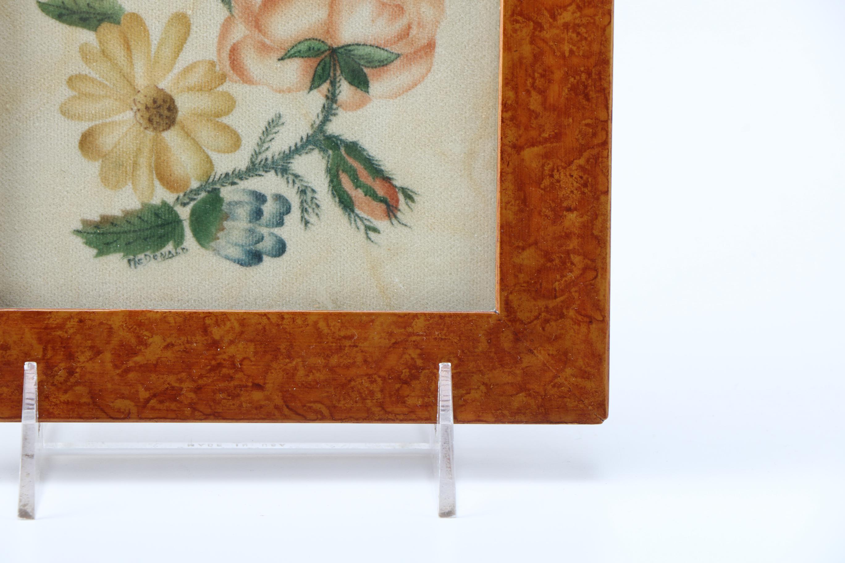 Original Rosemarie McDonald Theorem Paintings on Velvet